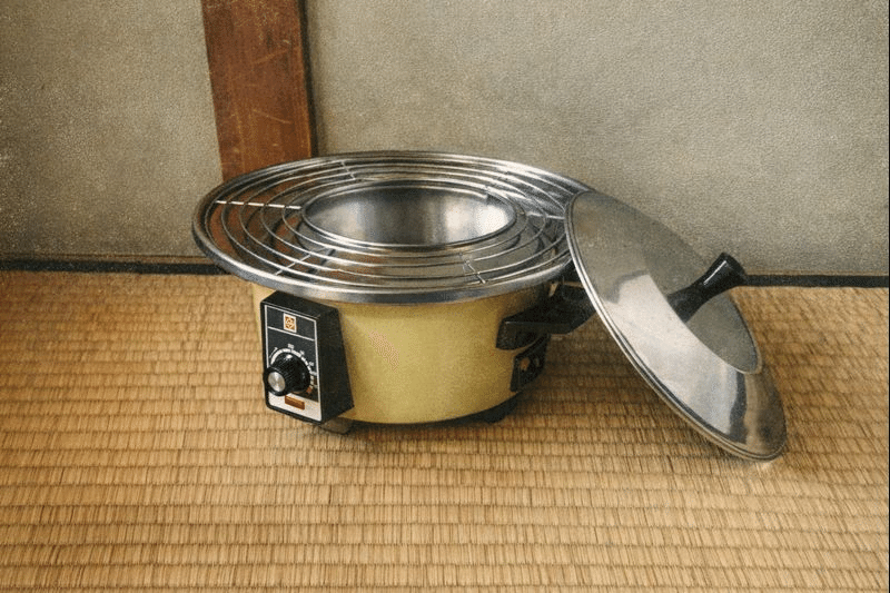 【昭和レトロ】ナショナル ガス 天ぷら鍋 昭和レトロ家電レビュー ナショナル お座敷てんぷら鍋 (手書き)｜AIな