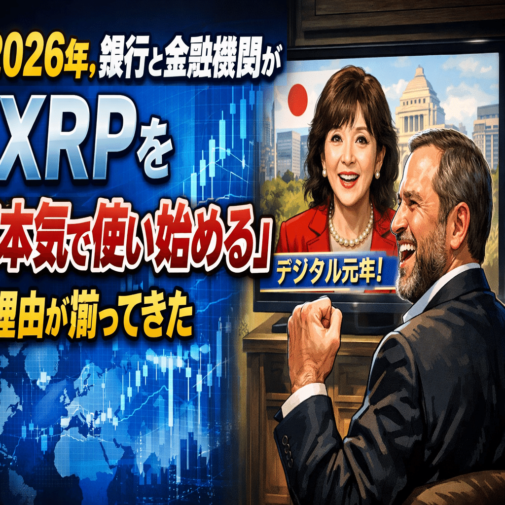 2026年、銀行と金融機関がXRPを「本気で使い始める」理由が揃ってきた｜光本貴一｜XRP / Ripple
