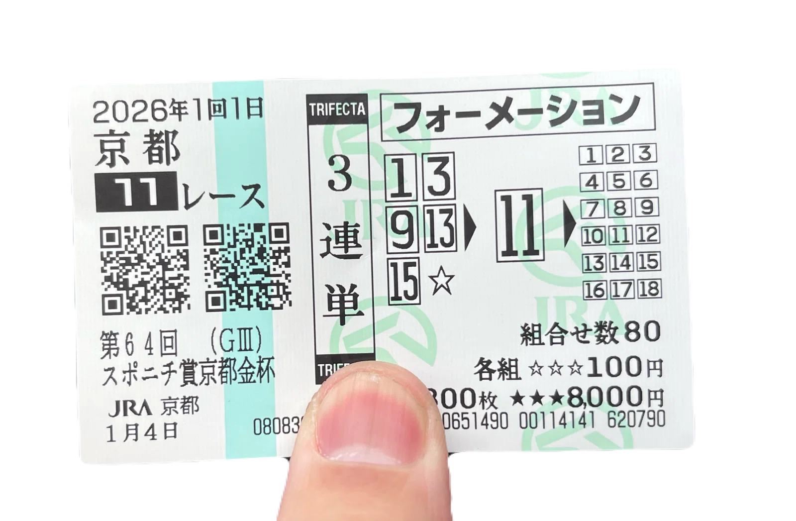 期限切れ単複馬券】メイクデビュー京都 ブエナビスタ 2008/10/26 2026