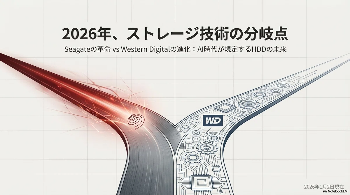 2026年ストレージ産業の現状と技術的展望：Seagate、Western Digital