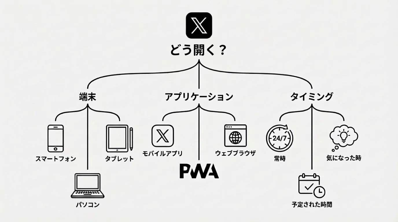 X（旧 Twitter）の「開き方」について｜normalsalt
