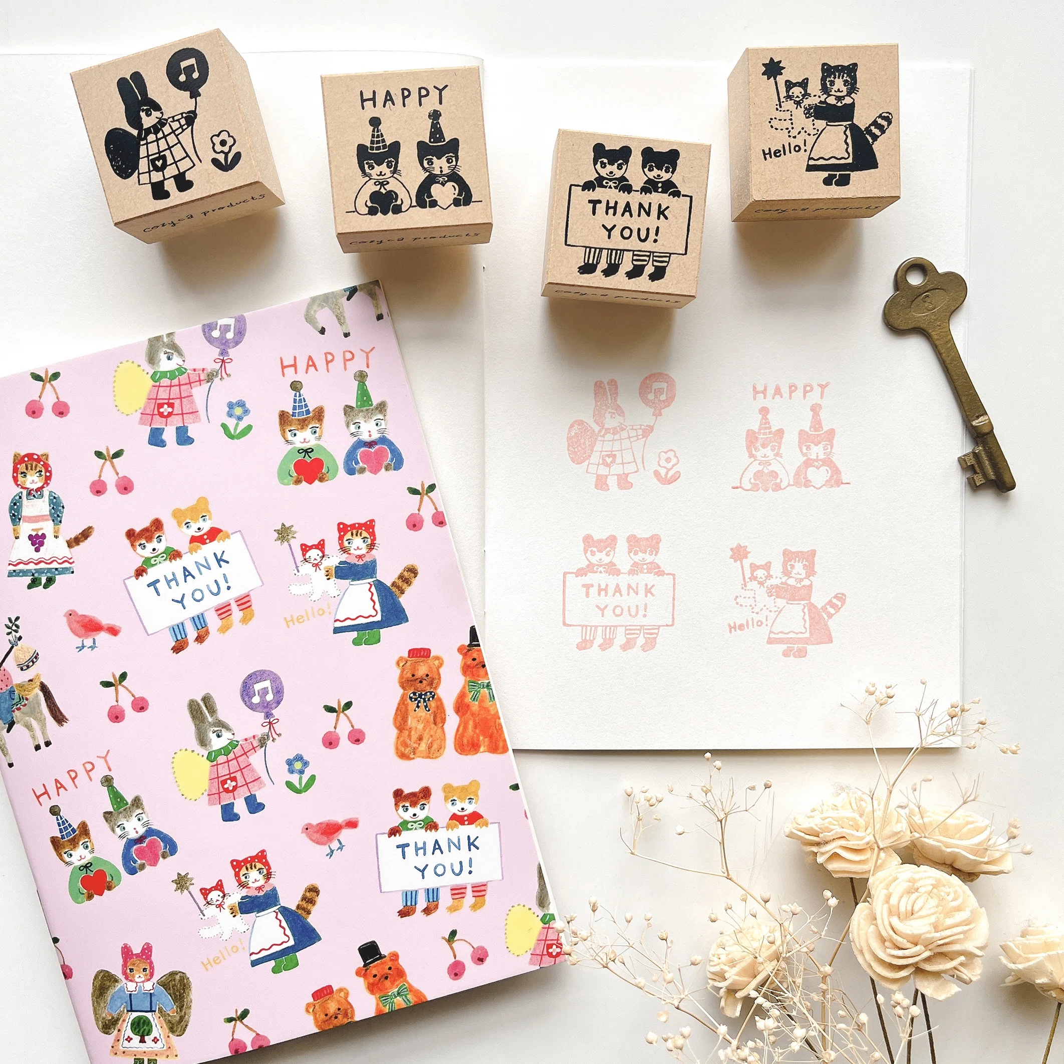 2026 春の新作③スタンプ＆スタンプノート｜表現社 cozyca products
