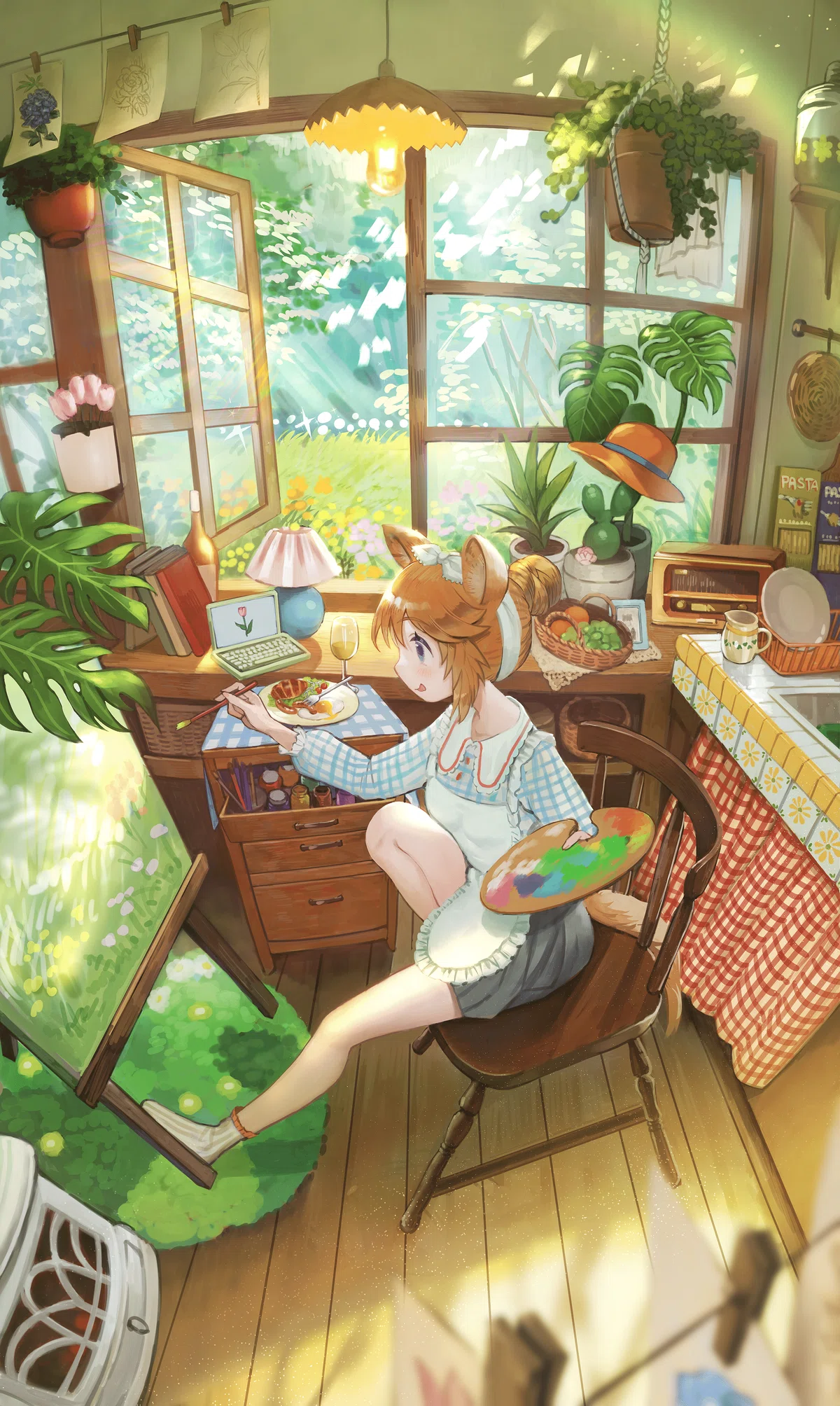 ぷうあさま専用（原画）穏やかな季節 ほか 9点おまとめ 2025年 絵