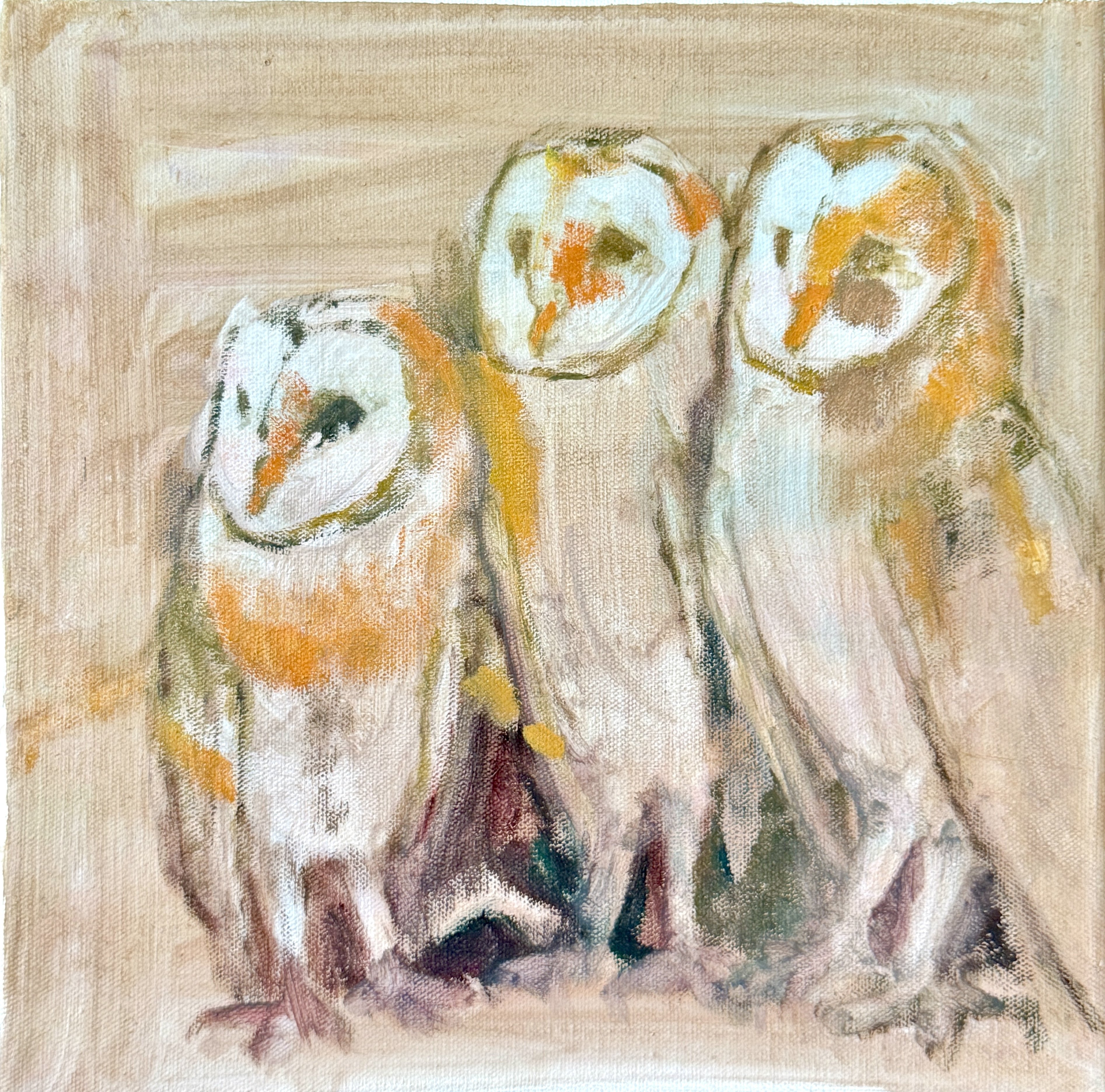 油絵を描くのは時間がかかる(#576)｜Ako(@akolamble)