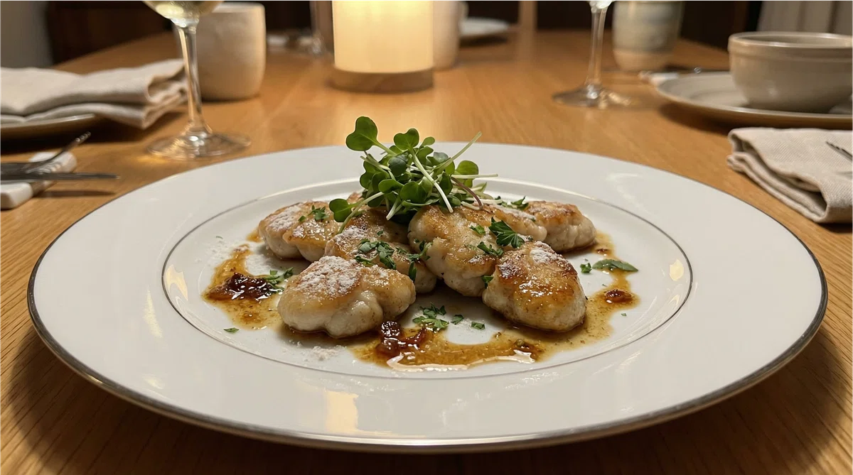 白子のムニエル 焦がしバター醤油