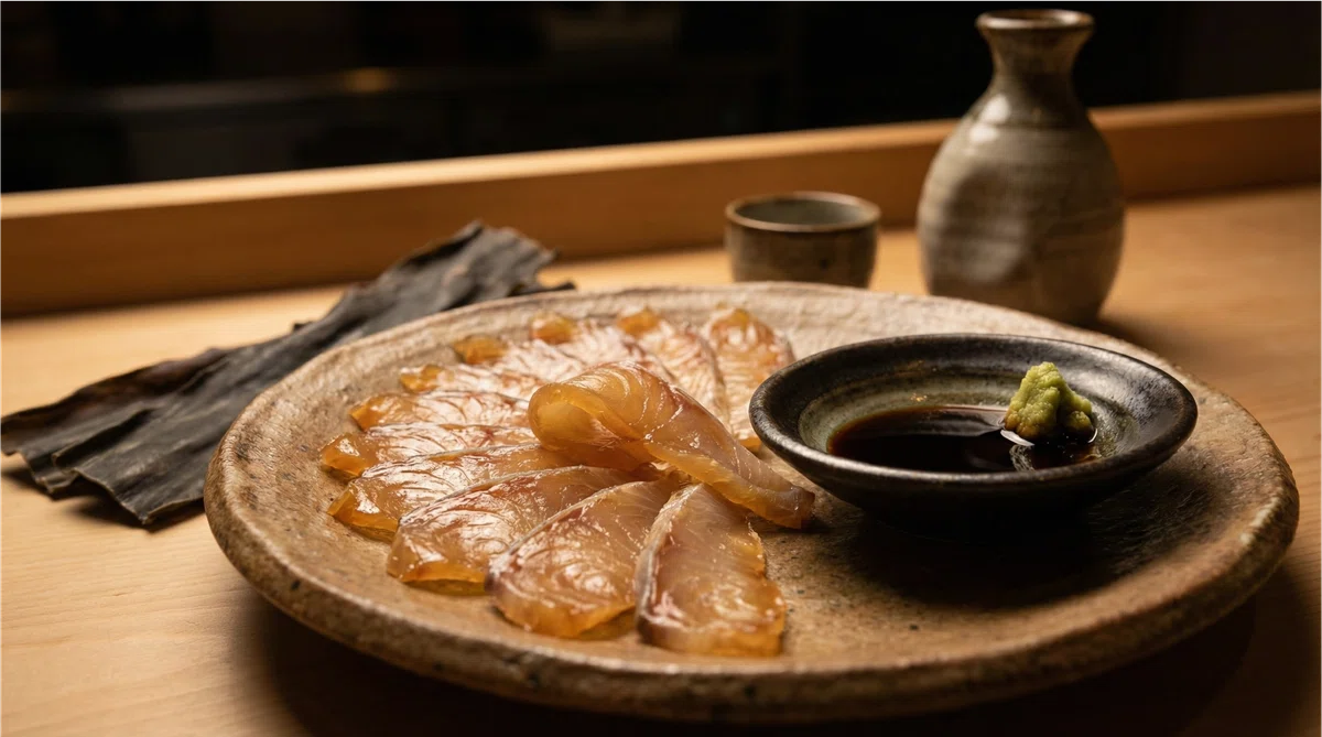 寒チヌの昆布締め