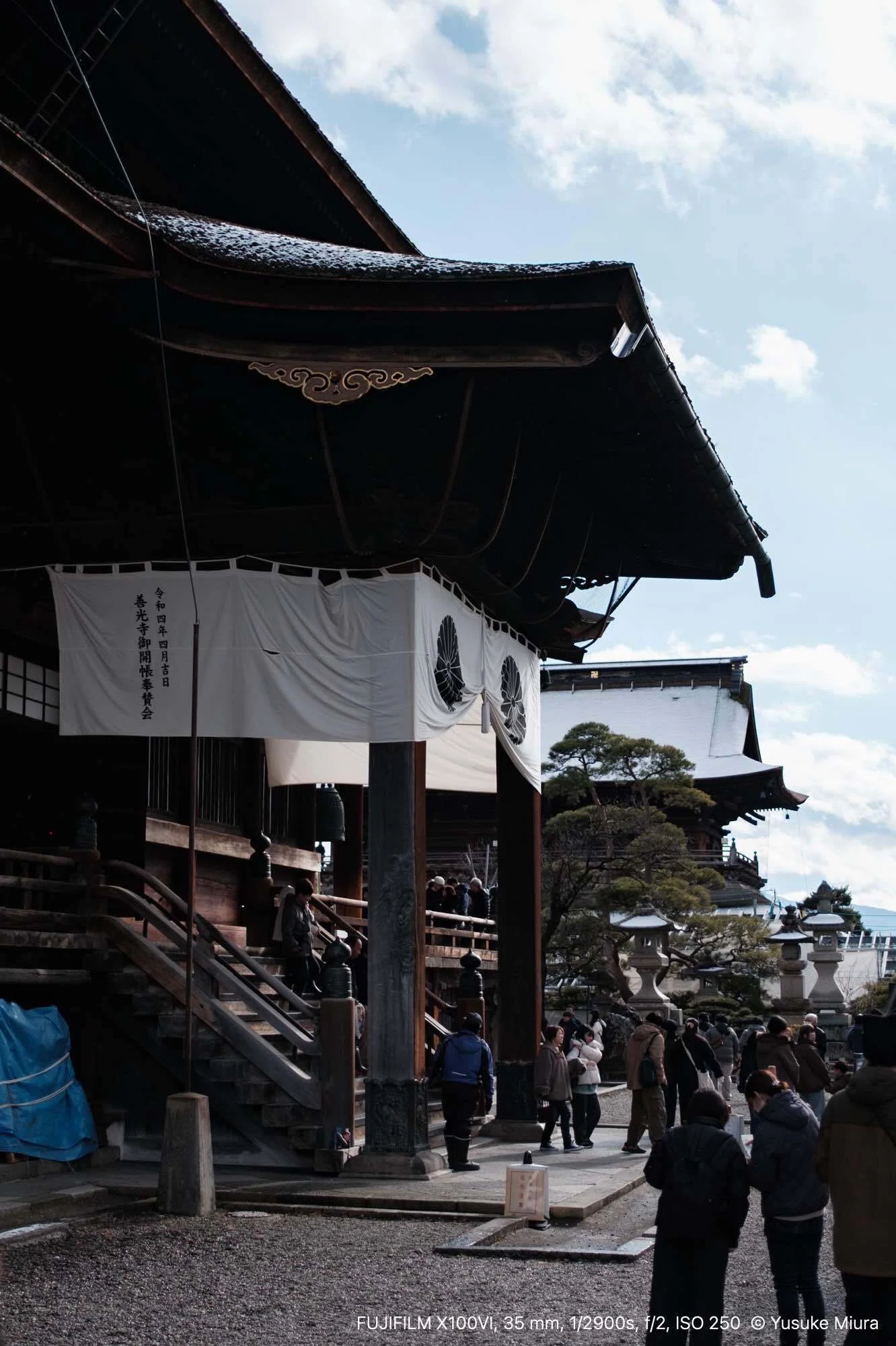 2026年のはじまり、善光寺へ。｜Yusuke Miura