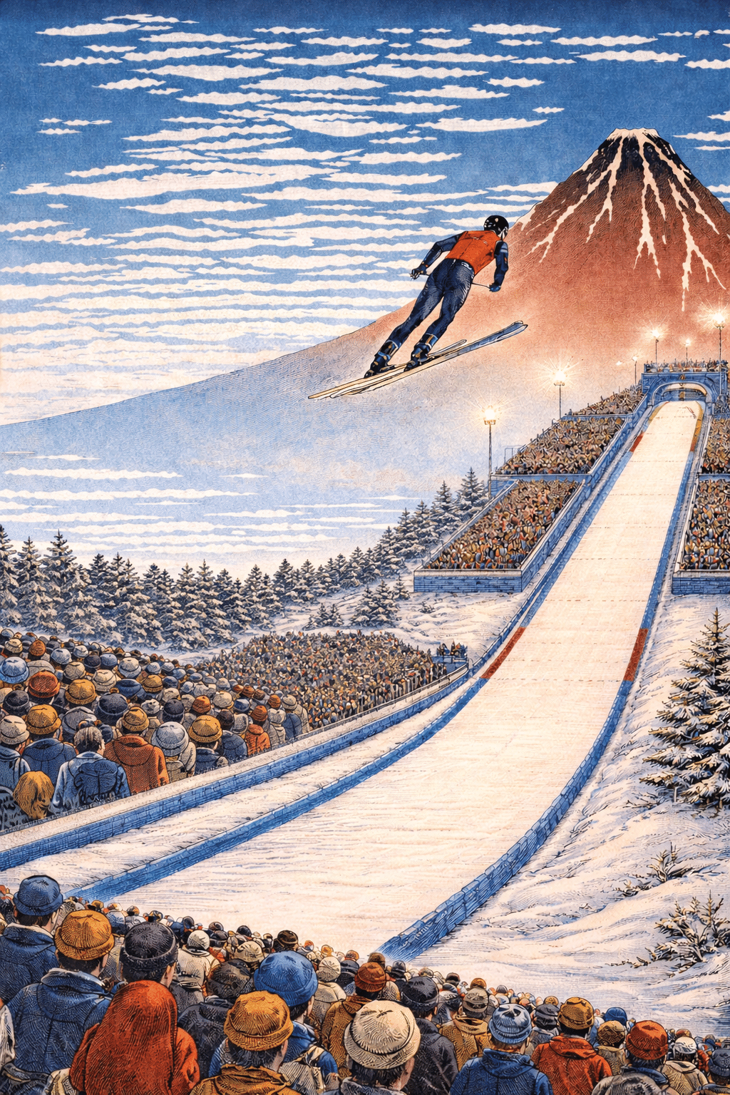 浮世絵が描かなかった雪の競技場― ミラノ・コルティナ冬季オリンピック