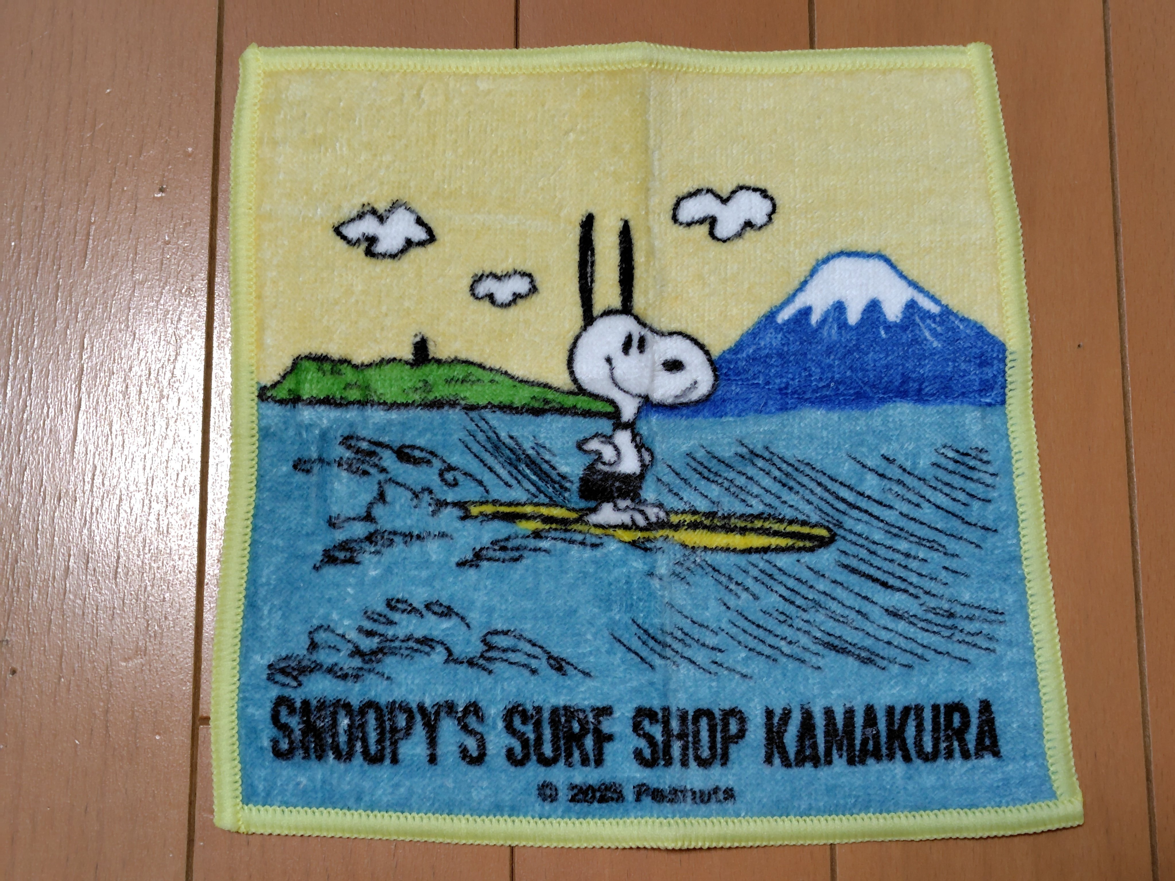 スヌーピーサーフショップ鎌倉店ミニタオル｜すぬひこ（グッズ用）