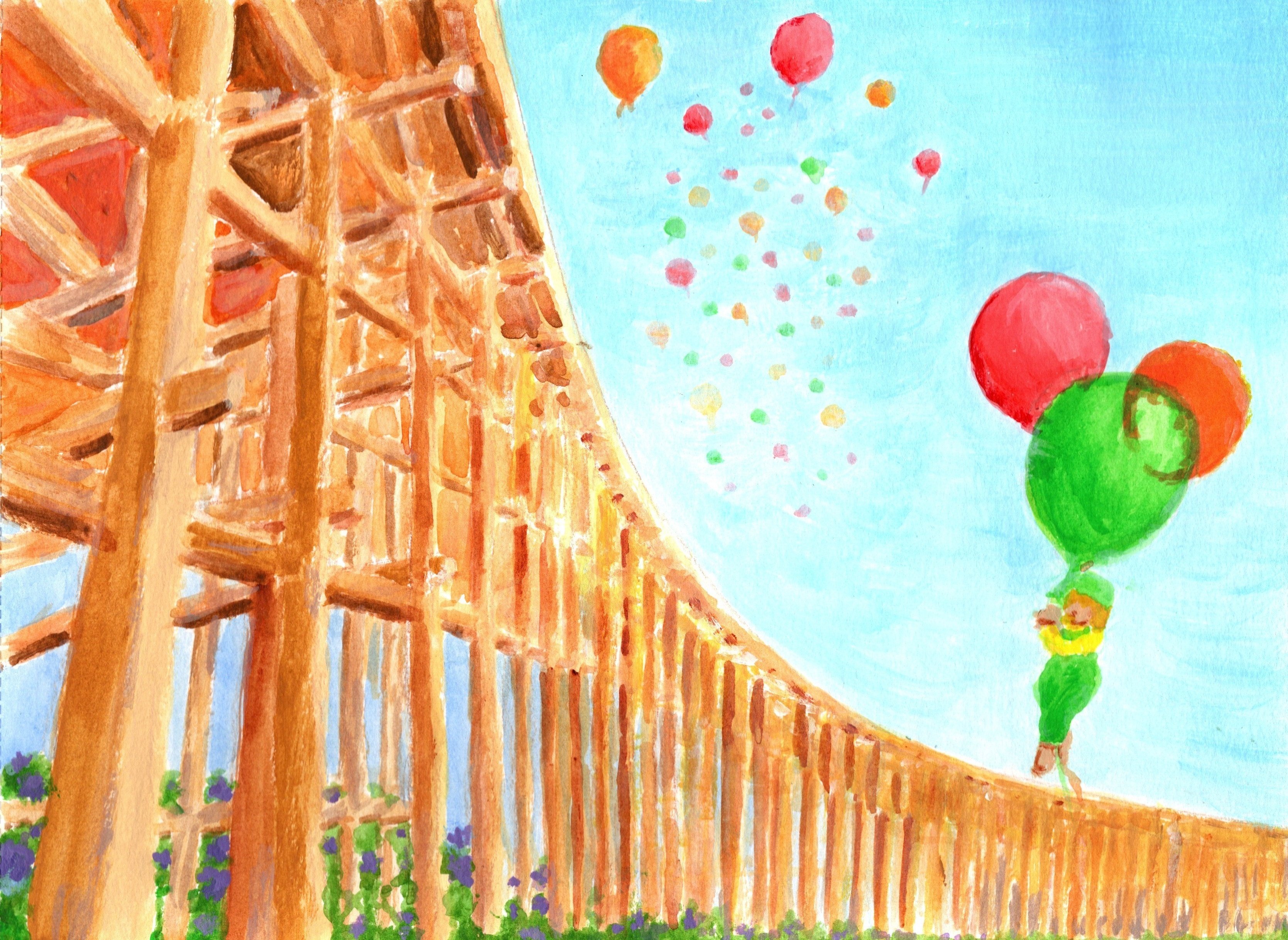 カレンダーの絵（4月から6月）｜碧緑（あおみどり）