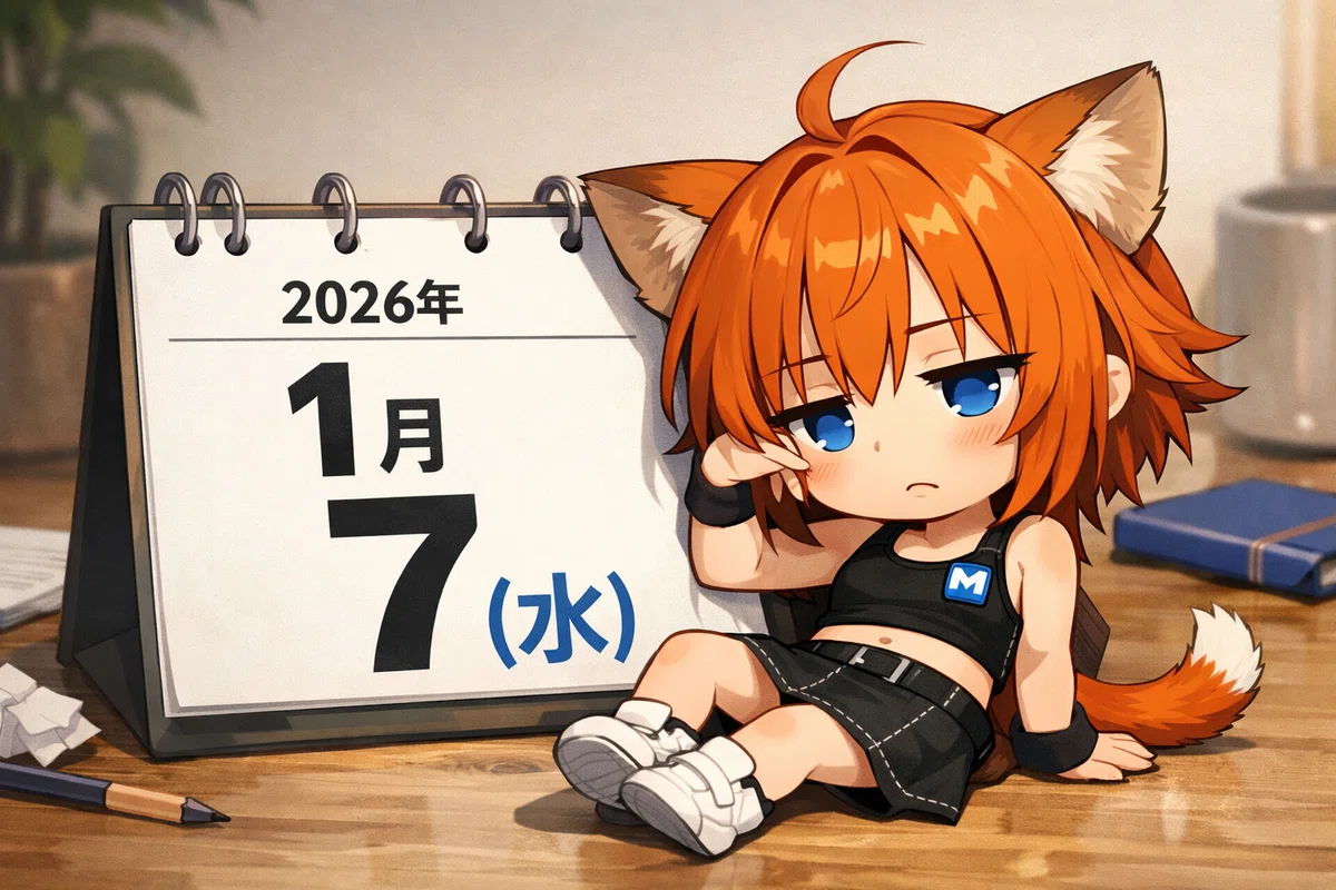 1/7 日記 お仕事な一日|遊月