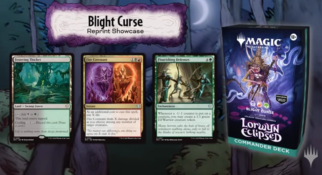 MTG 統率者デッキ ローウィンの昏明 枯朽の呪い マジック：ザ・ギャザリング ローウィンの昏明 統率者デッキ 英語版
