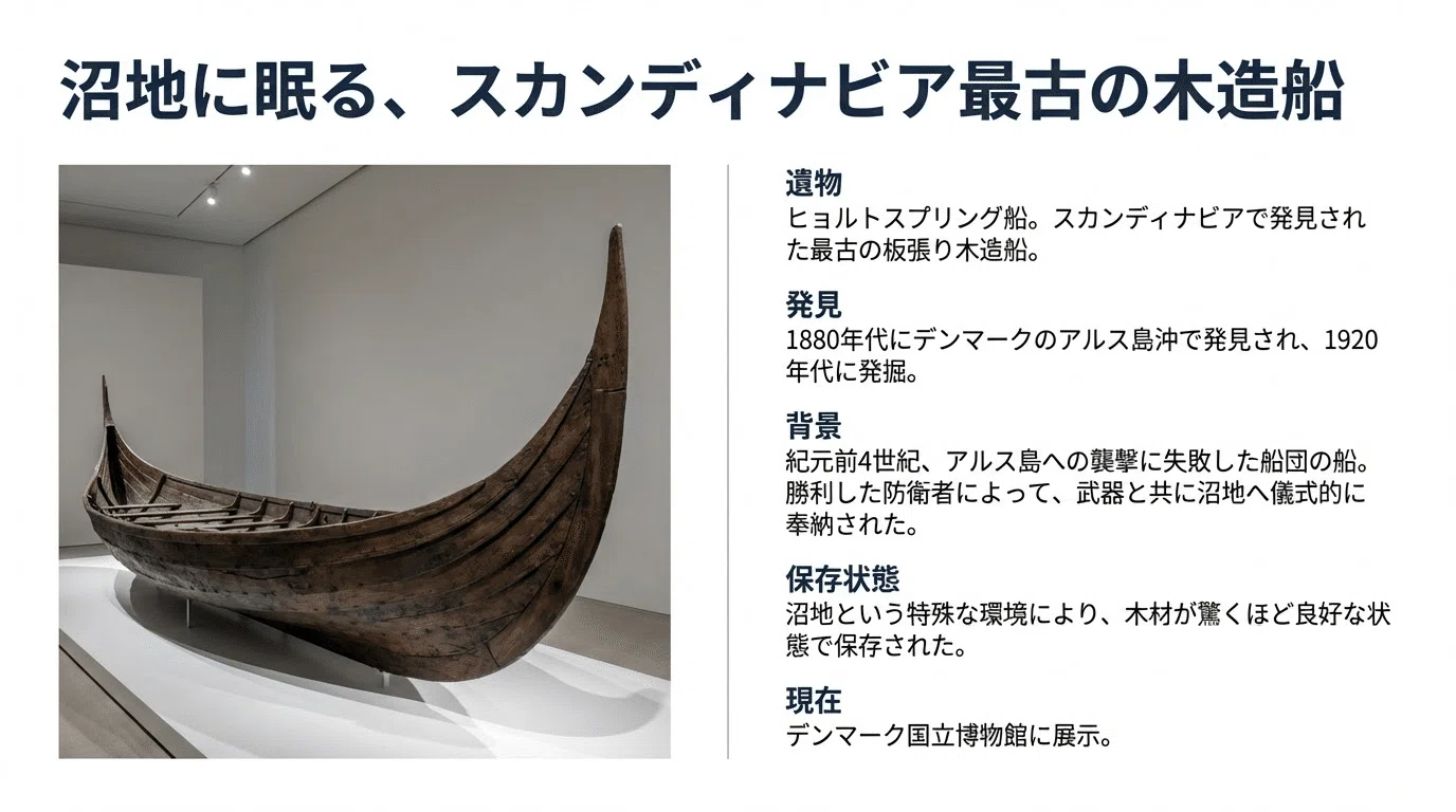 2000年前の指紋が解き明かす、スカンディナビア最古の木造船の謎｜最新 