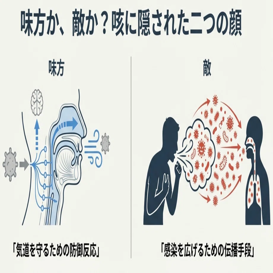 咳 を すると 血 の 味