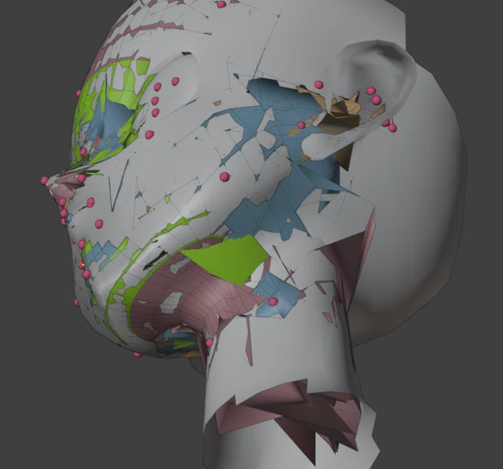 Remesher Rabbit 35歳の3DCG奮闘記「初キャラモデリングのFA完成&Oktopo Remesher苦戦」|形状崎