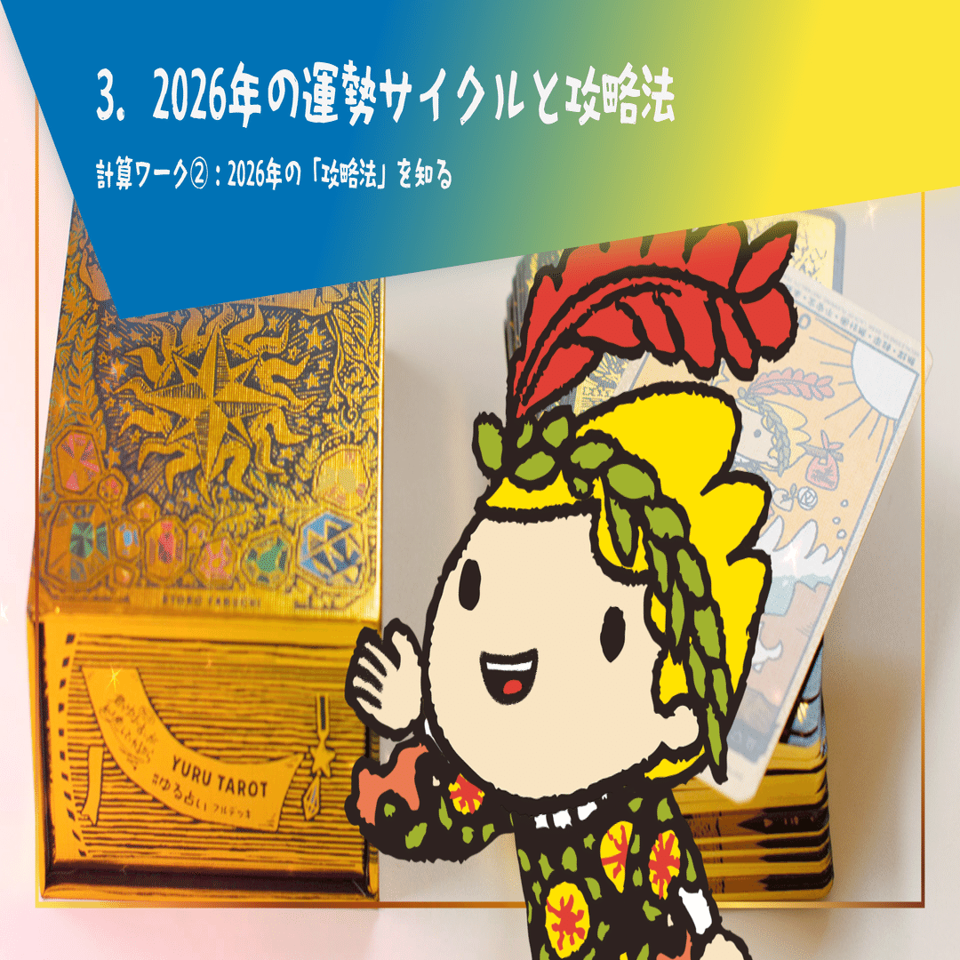 数秘術】2026年の攻略本、持ってる？ぼくと一緒に「人生のコンパス」を