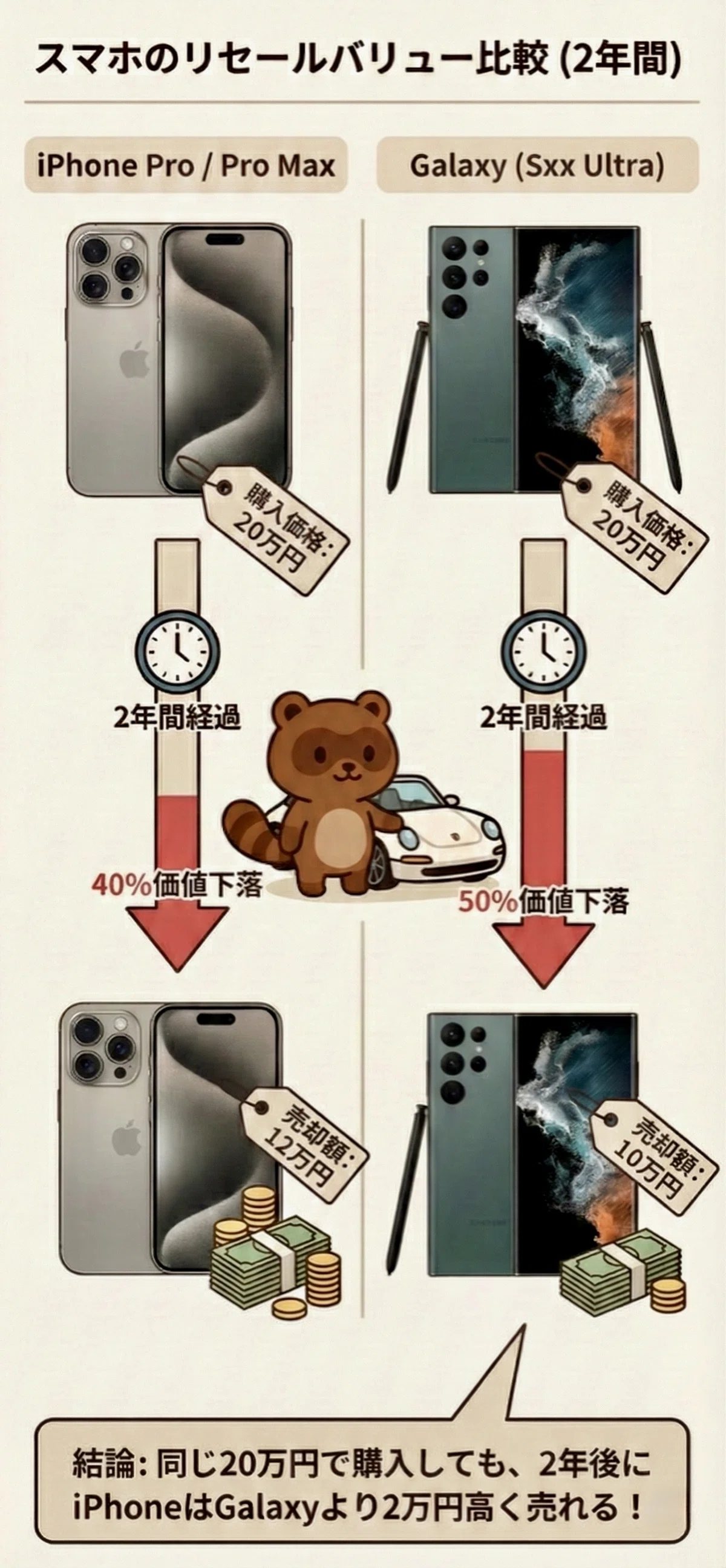 徹底考察】GalaxyとiPhone17のどちらを買うべきか？リセールバリューは