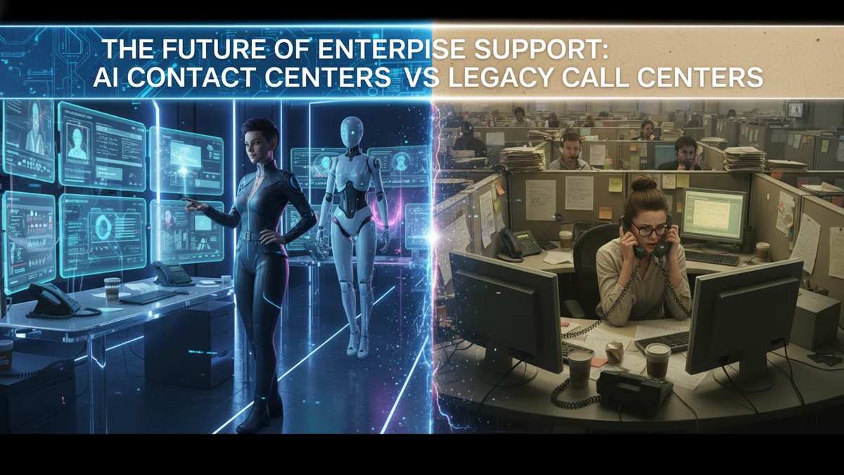 The Future of Enterprise Support: AI Contact Centers vs Legacy Call ...