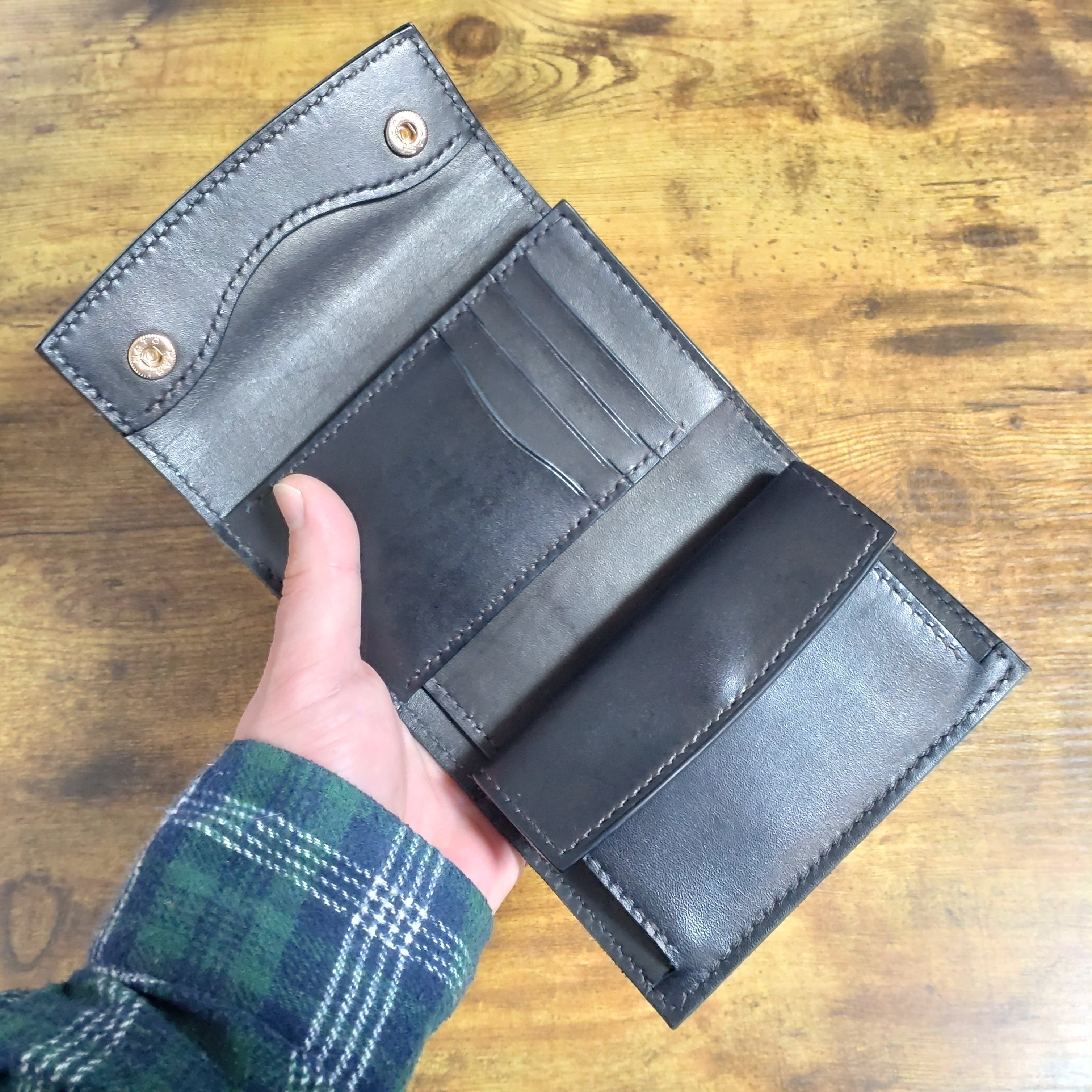 ゲンコウの財布の新作の試作が終わりました！｜ゲンコウ 革小物作家