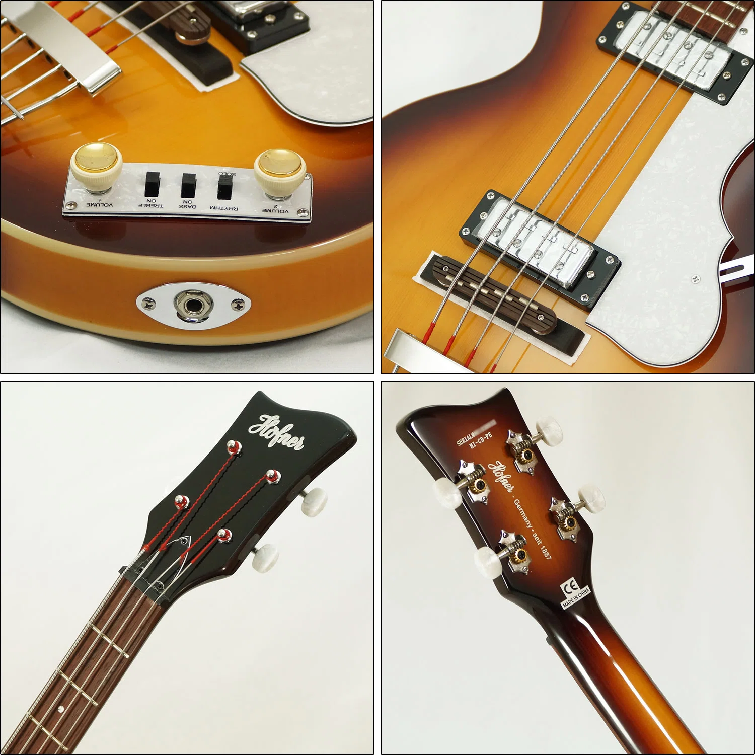 A highly popular model that makes Hofner's iconic Club Bass more