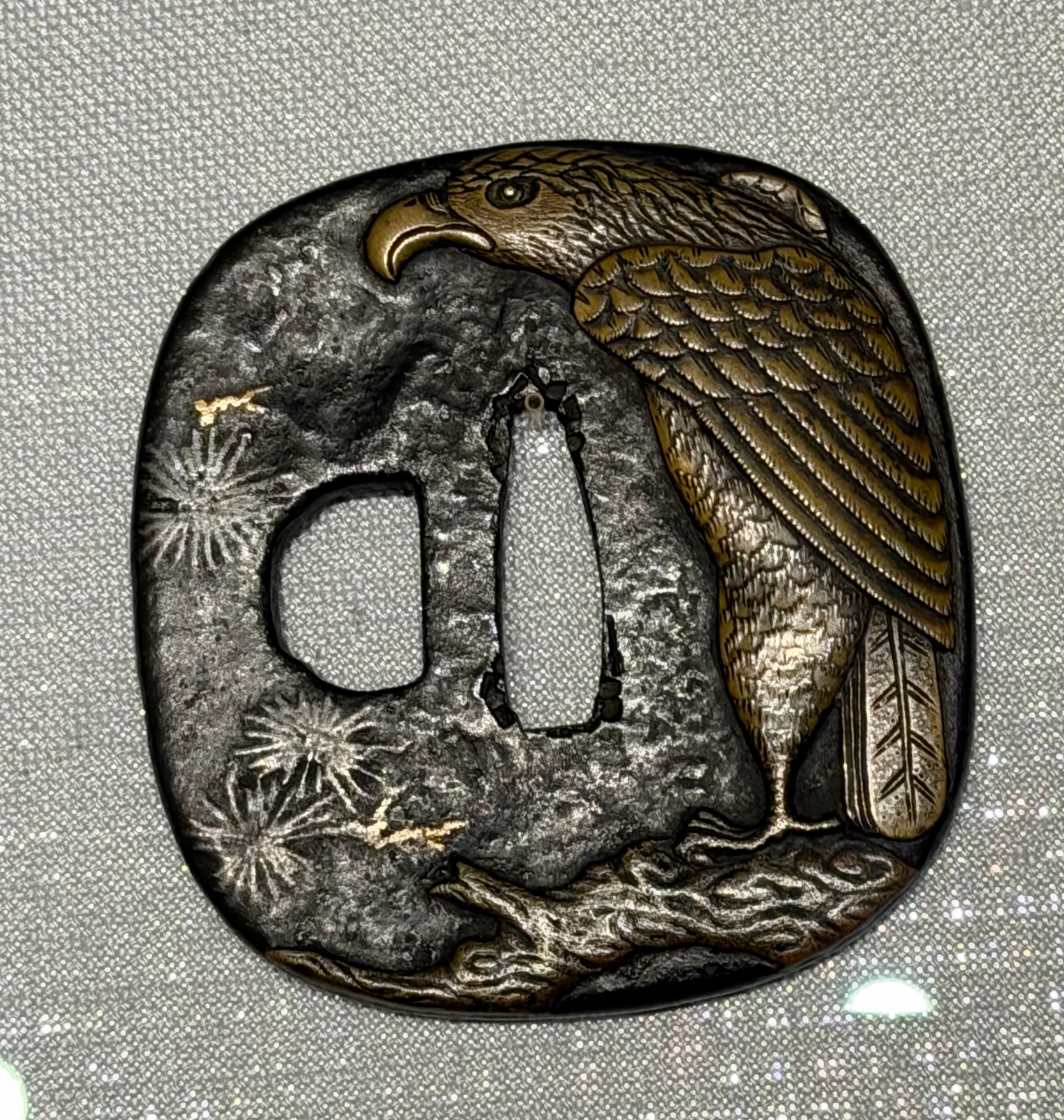 志水甚五② 松上鷹図鐔｜刀箱師の日本刀ブログ 中村圭佑