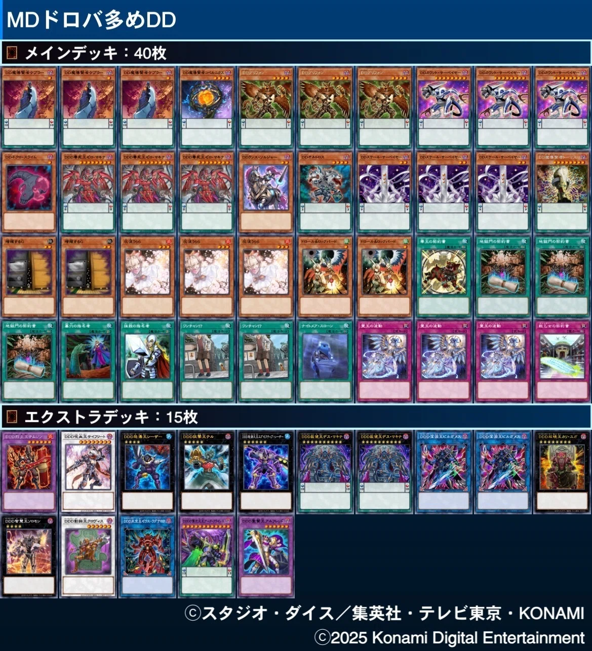 遊戯王MD】DDD入門ガイド｜yamada