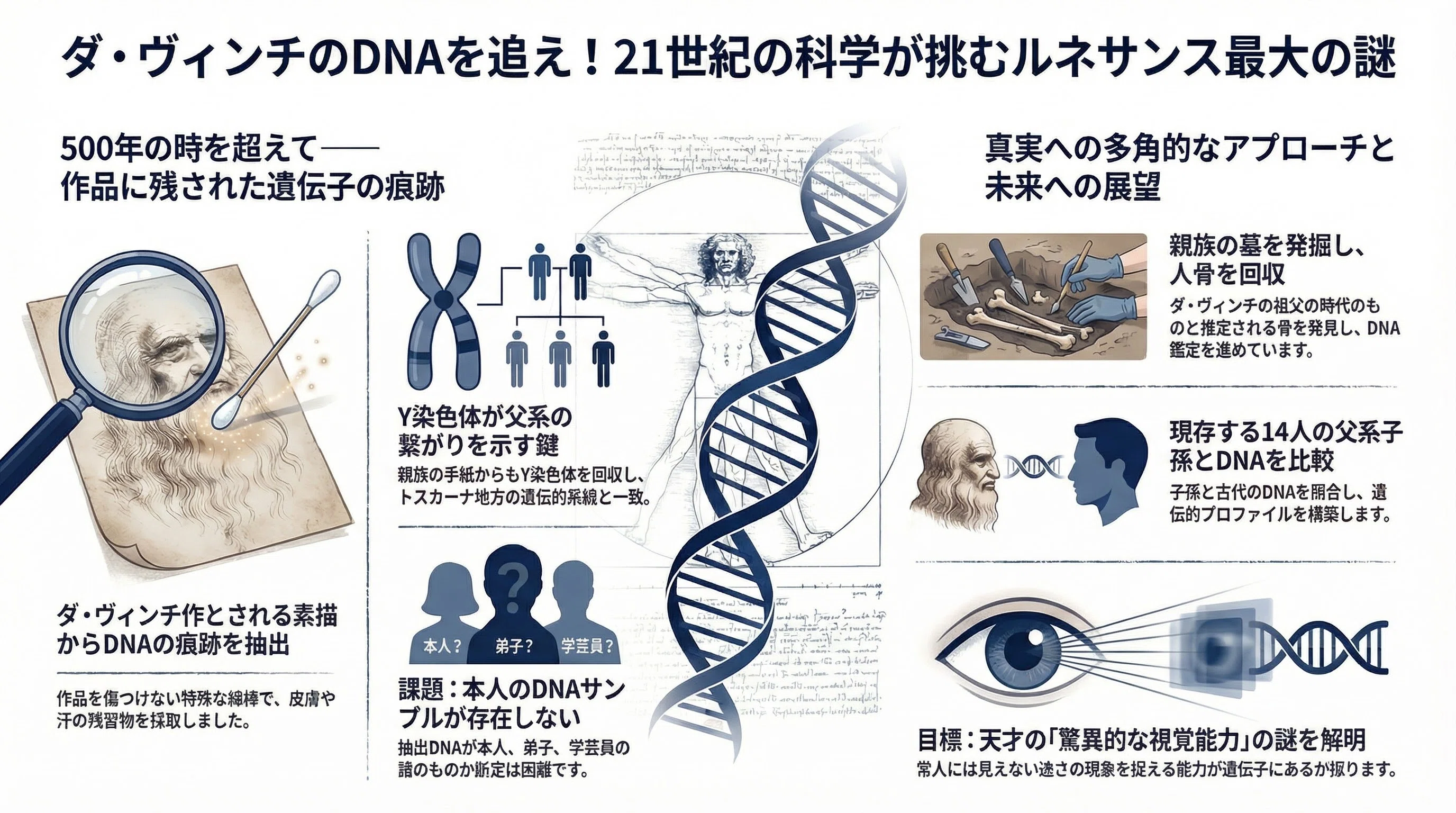 ダ・ヴィンチのDNAを追う──21世紀の科学が挑むルネサンスの謎｜最新
