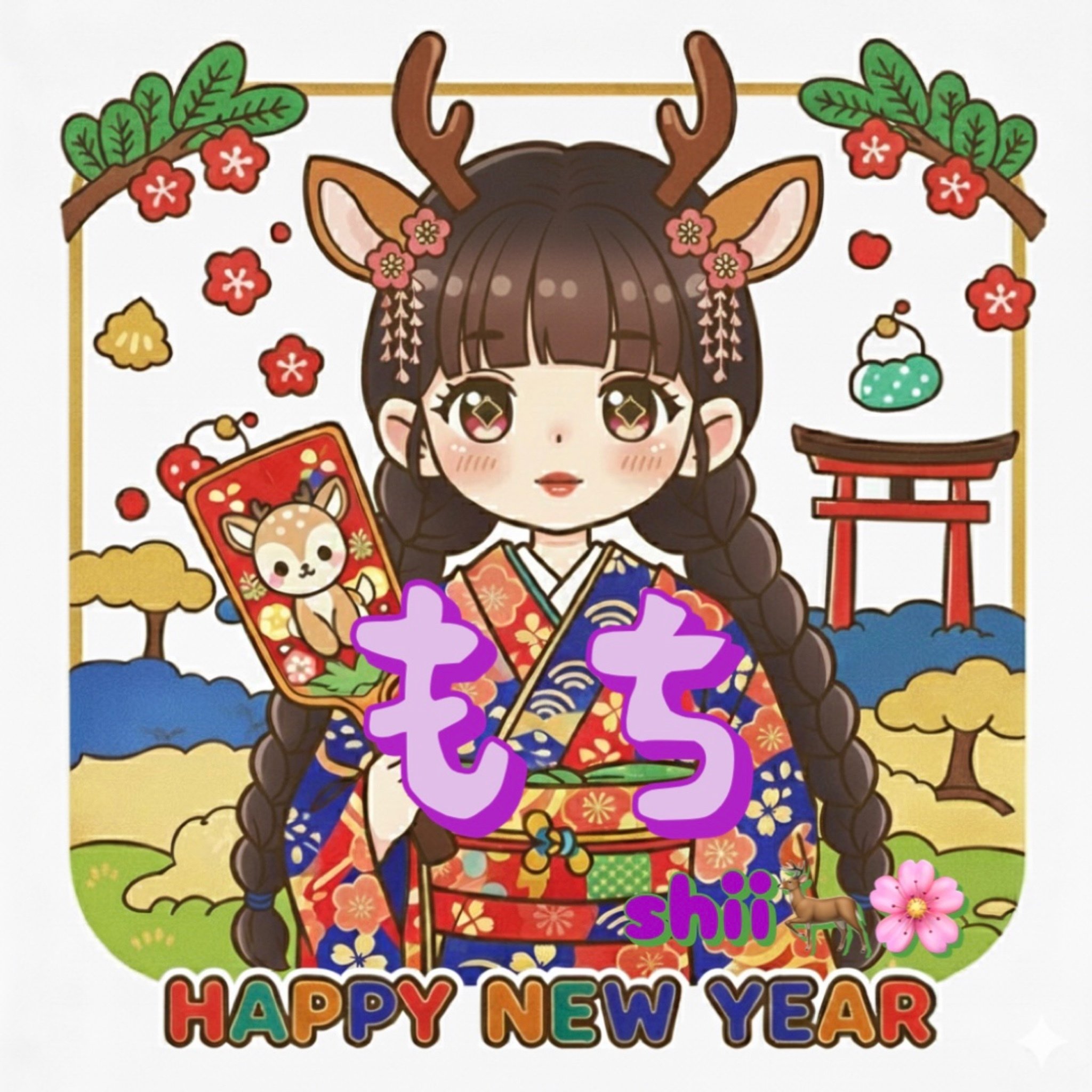 1月5K特典アイコン｜shii🦌🌸