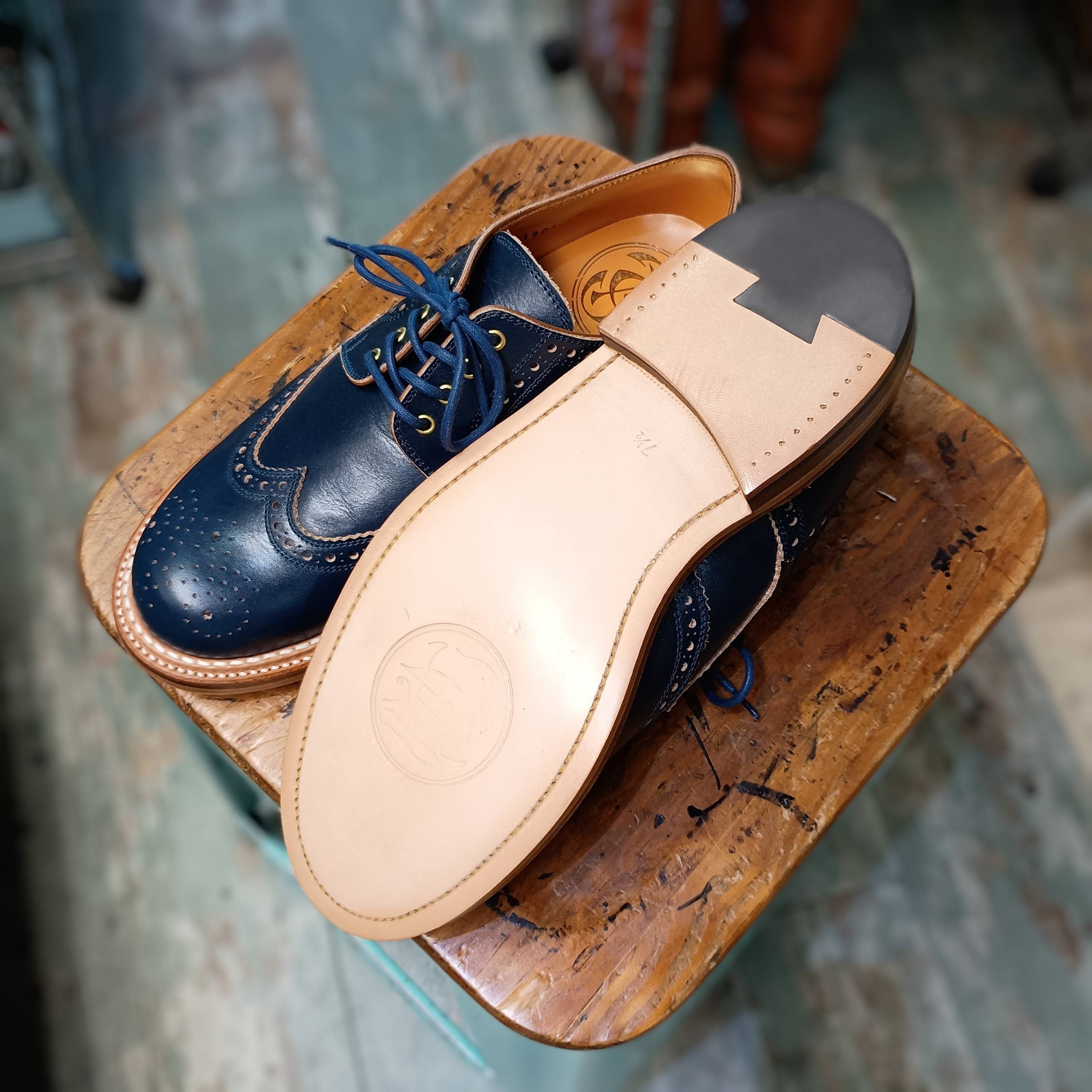 ハーフラバー補修】Tricker's/トリッカーズのハーフラバー補強｜CREA