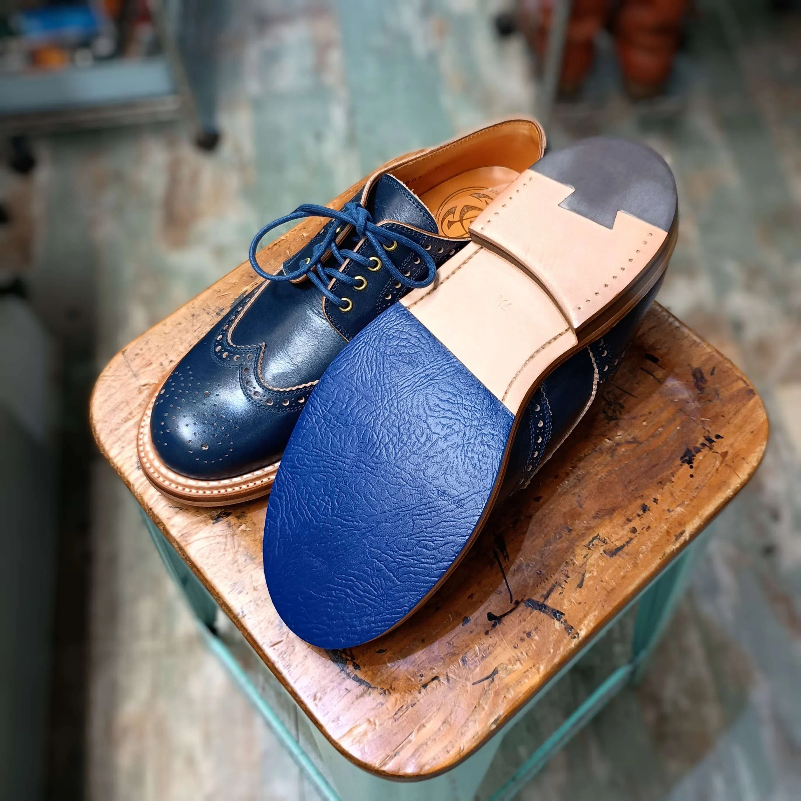 ハーフラバー補修】Tricker's/トリッカーズのハーフラバー補強｜CREA