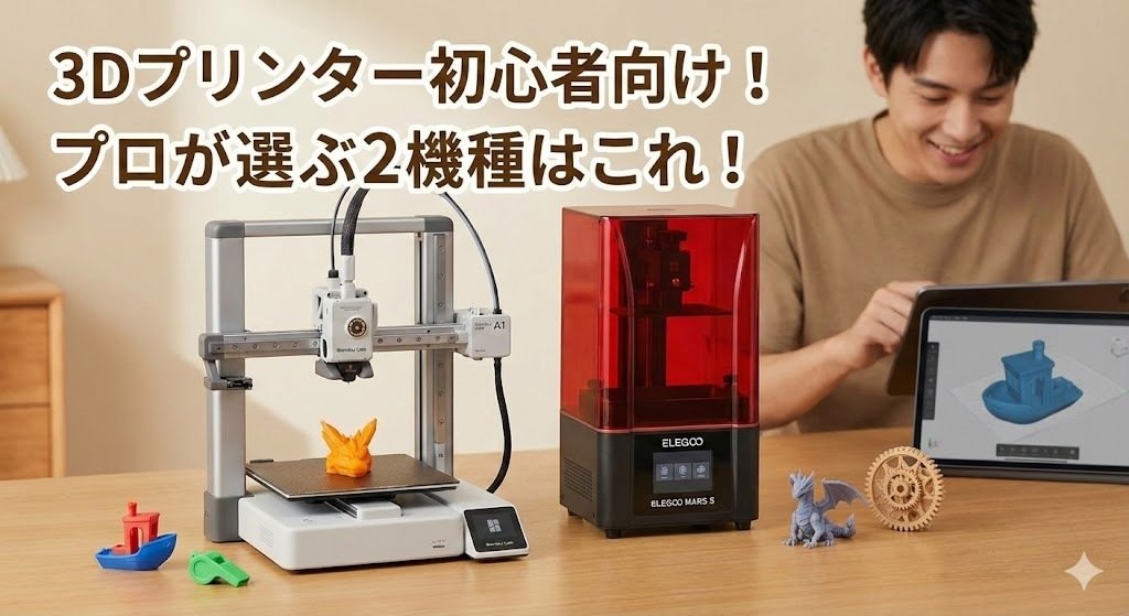 3Dプリンター初心者、何を買えばいい？現場のプロが選ぶ2機種はこれ