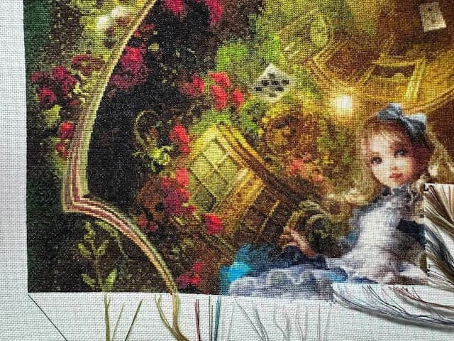クロスステッチ】Dear Alice記録｜2025年 10月 ｜しおね