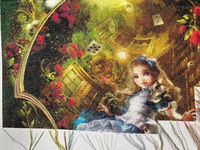 クロスステッチ】Dear Alice記録｜2025年 10月 ｜しおね