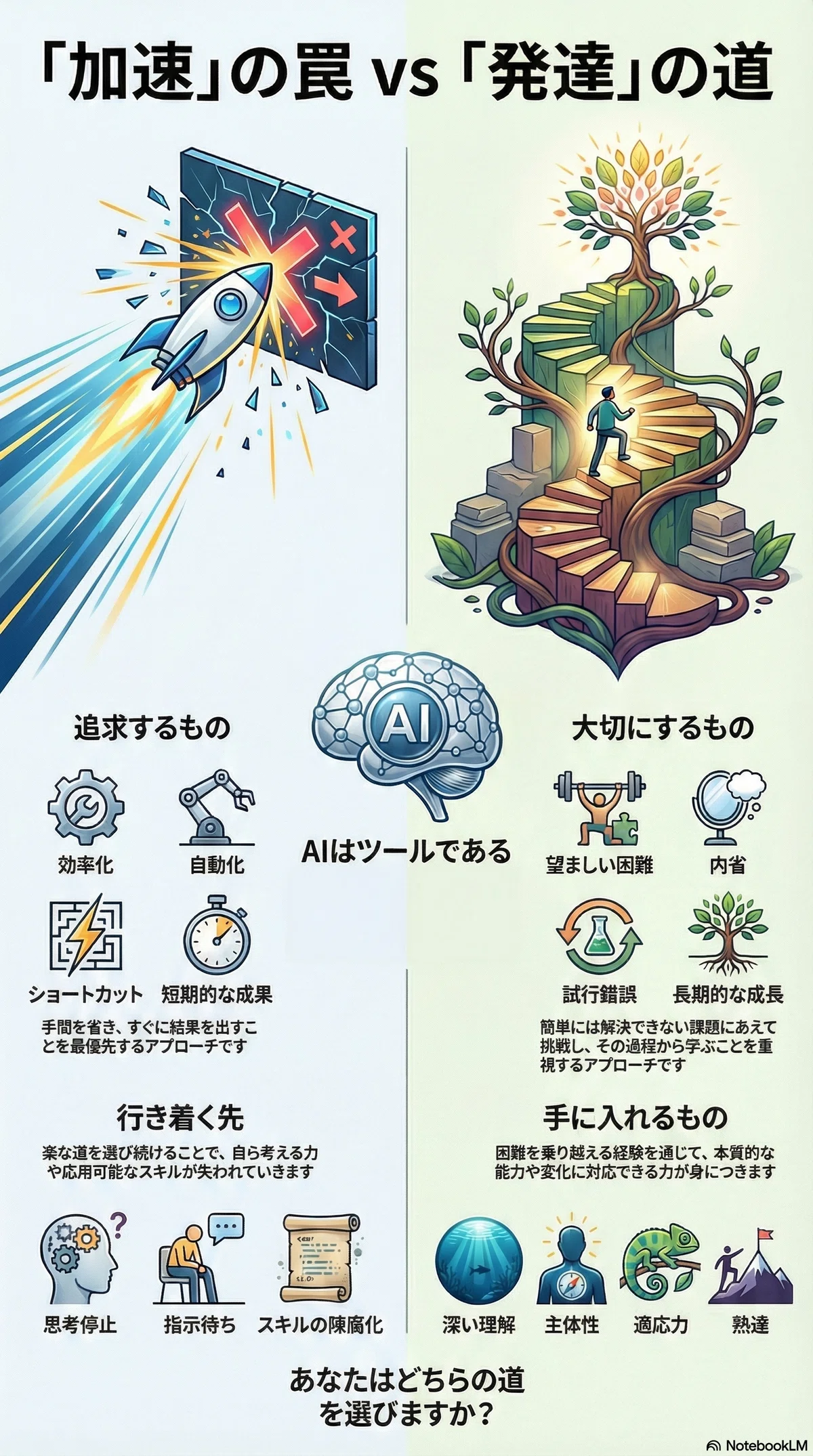 静かなる危機—なぜAIで生産性は上がっても、若手は育たないのか