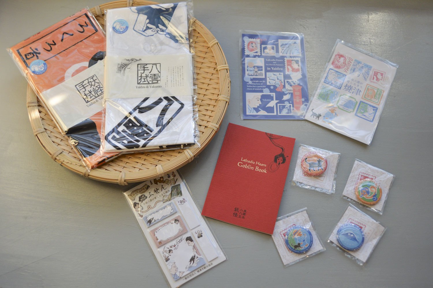 八雲が愛したもうひとつの街・焼津から八雲グッズ・怪談グッズが届い