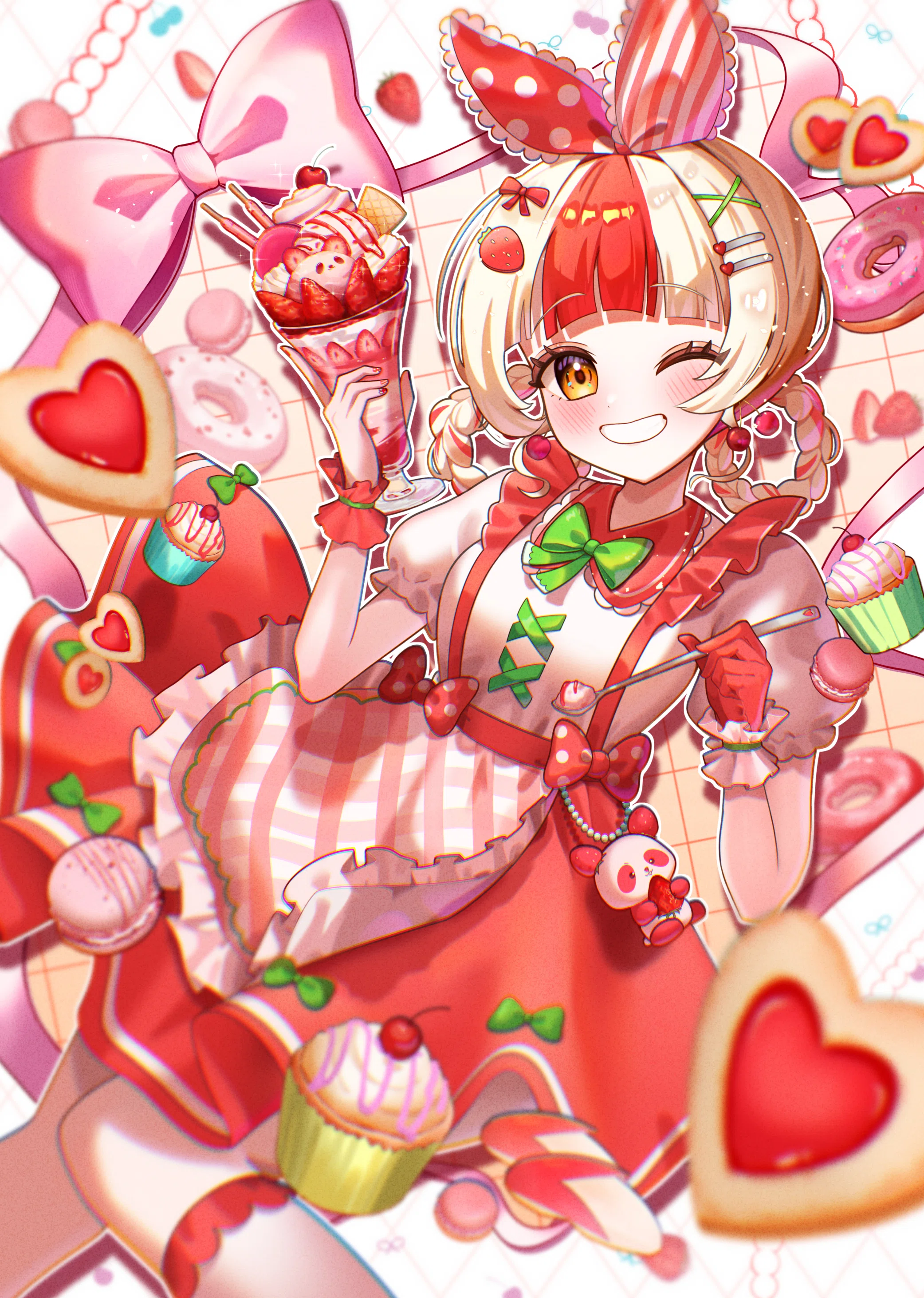 カラフルな月と人物のイラスト1点もの♥レア♥ 上達のヒント】1年で掴んだ、自信作を生み出すための「気付き」と