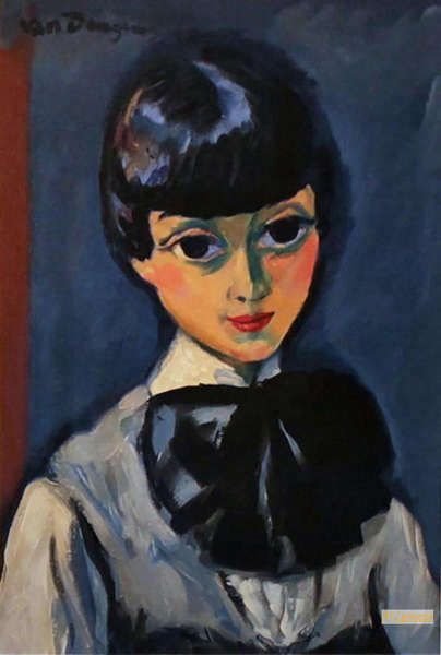 一日一絵（42）キース・ヴァン・ドンゲン作品を描く。｜都志良三