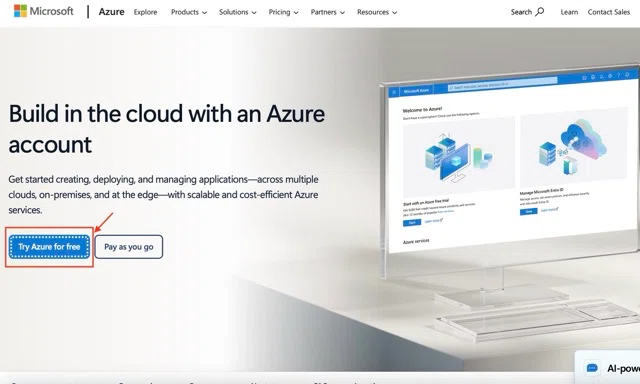 An Azure beginner tries creating an Azure account.｜superengineer_m