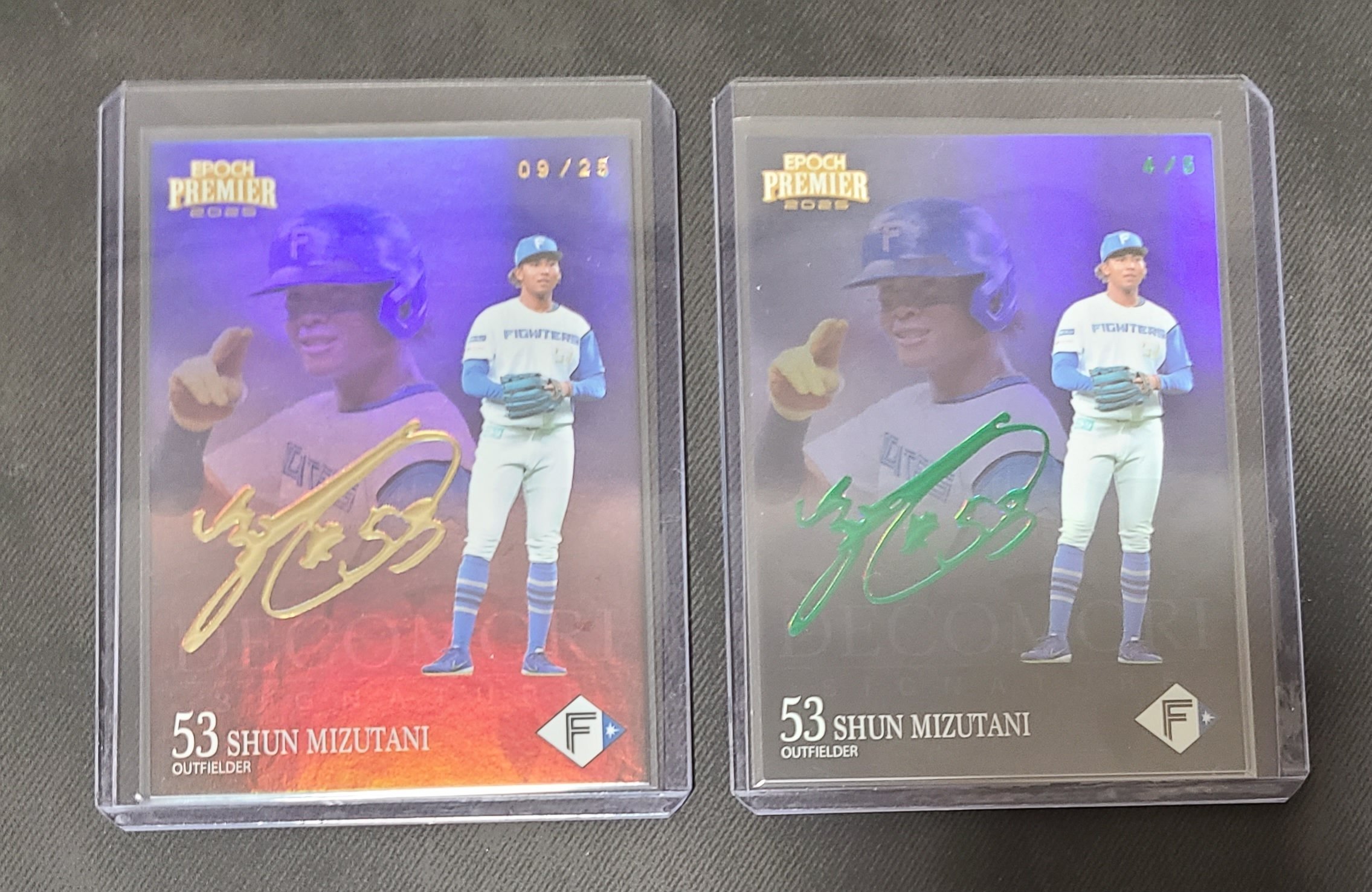 水谷瞬選手、カードで振り返る2025年 その②(EPOCH社)｜卵かけご飯