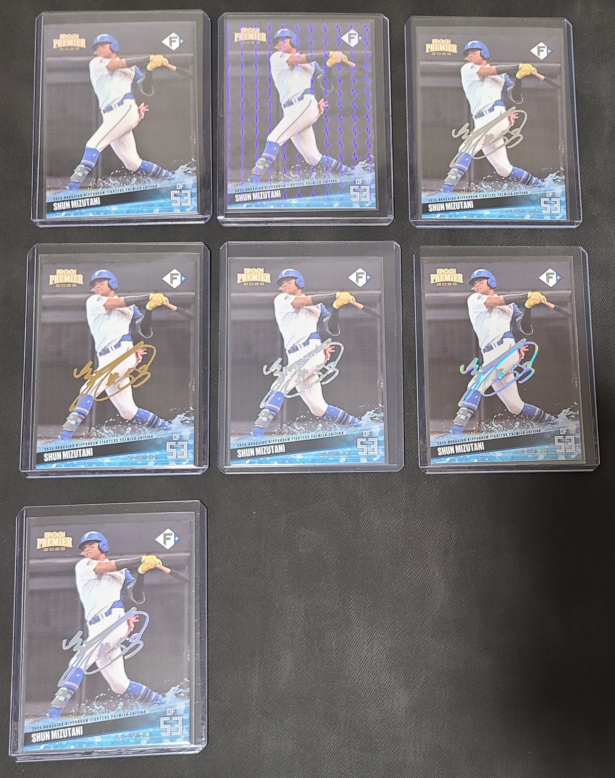 水谷瞬選手、カードで振り返る2025年 その②(EPOCH社)｜卵かけご飯