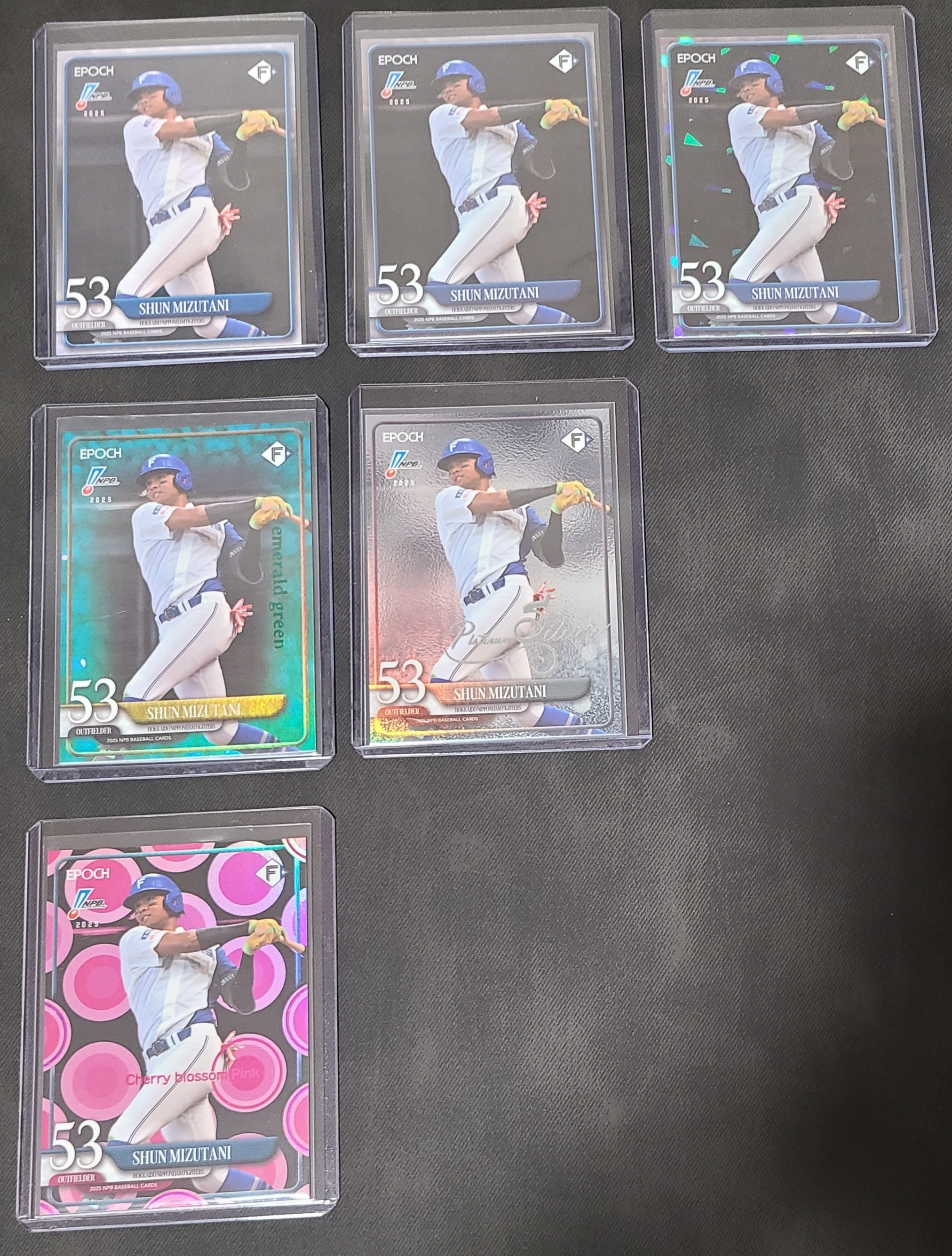 水谷瞬選手、カードで振り返る2025年 その②(EPOCH社)｜卵かけご飯