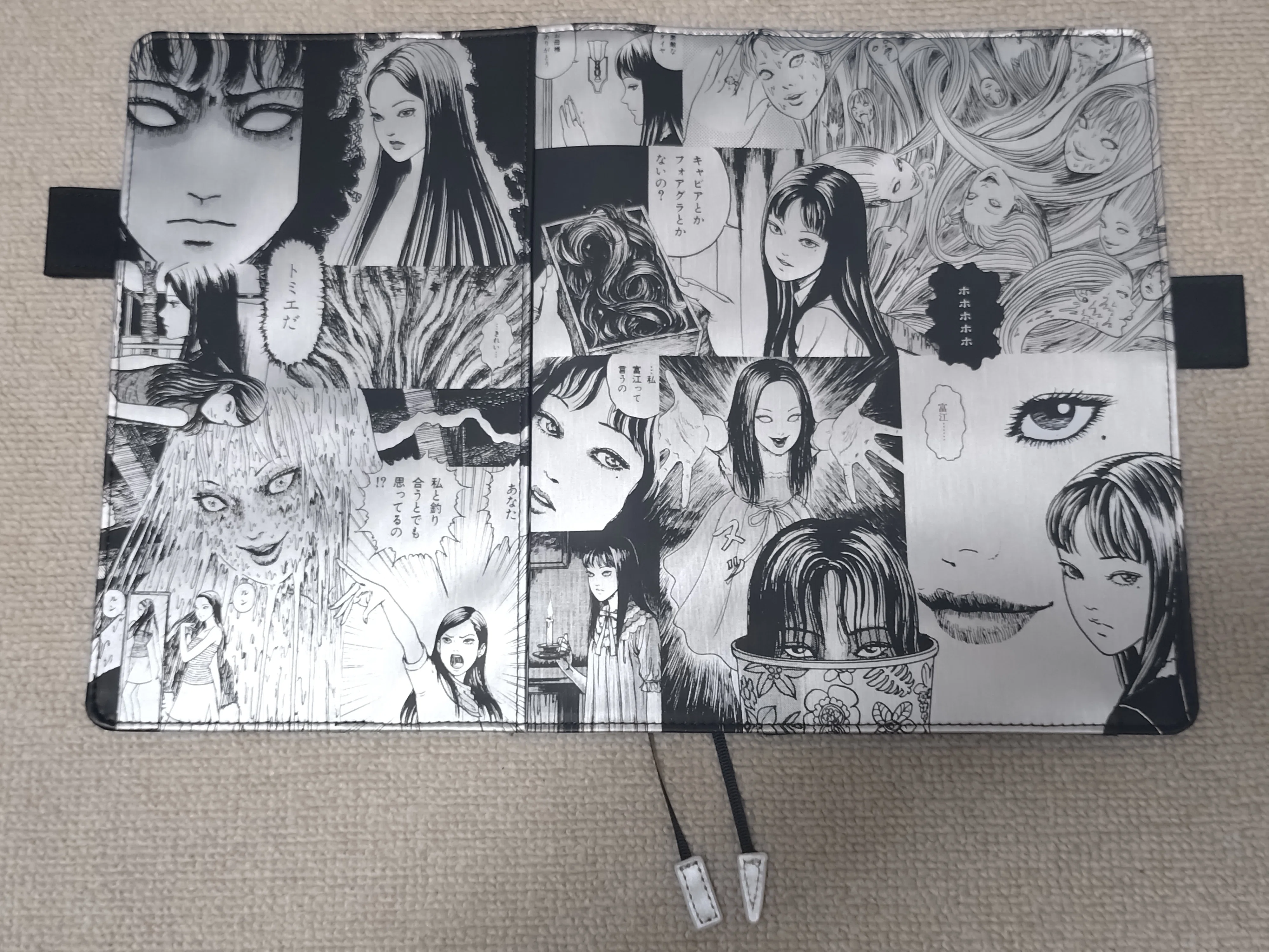 ほぼ日手帳　伊藤潤二 富江 Memory カズンサイズ用カバー　A5サイズ　手帳 伊藤潤二 / 富江 Memory ［カズンサイズ（A5）］ - 手帳ラインナップ