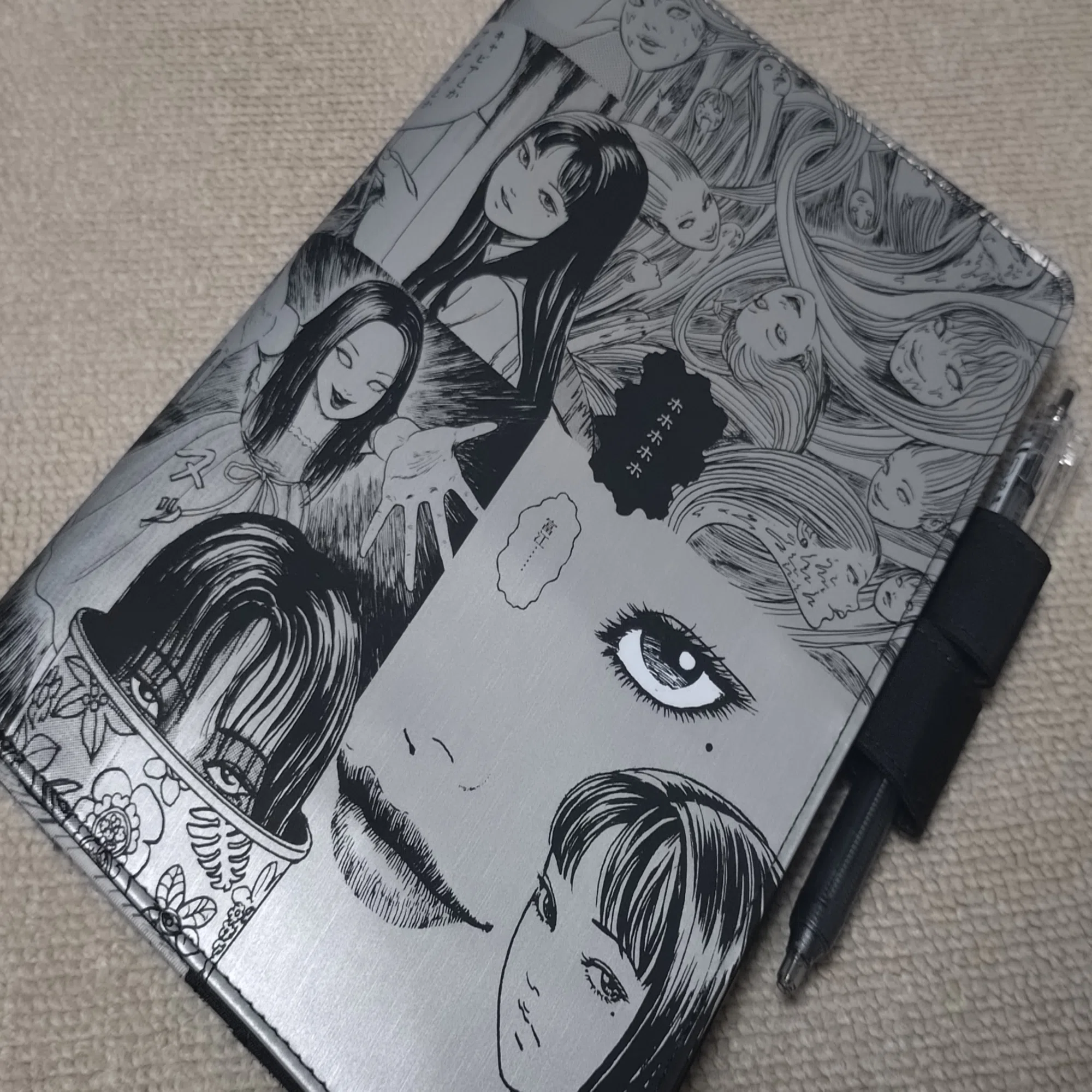 買って良かったモノ ほぼ日 A5 カズン用カバー 伊藤潤二/富江 Memory 