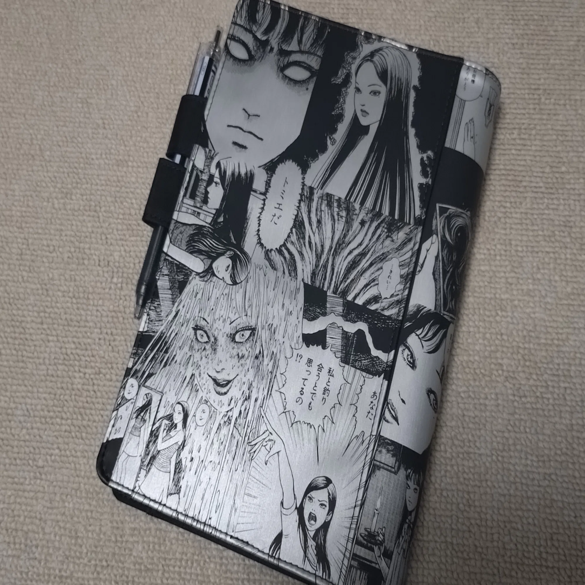 買って良かったモノ ほぼ日 A5 カズン用カバー 伊藤潤二/富江 Memory 