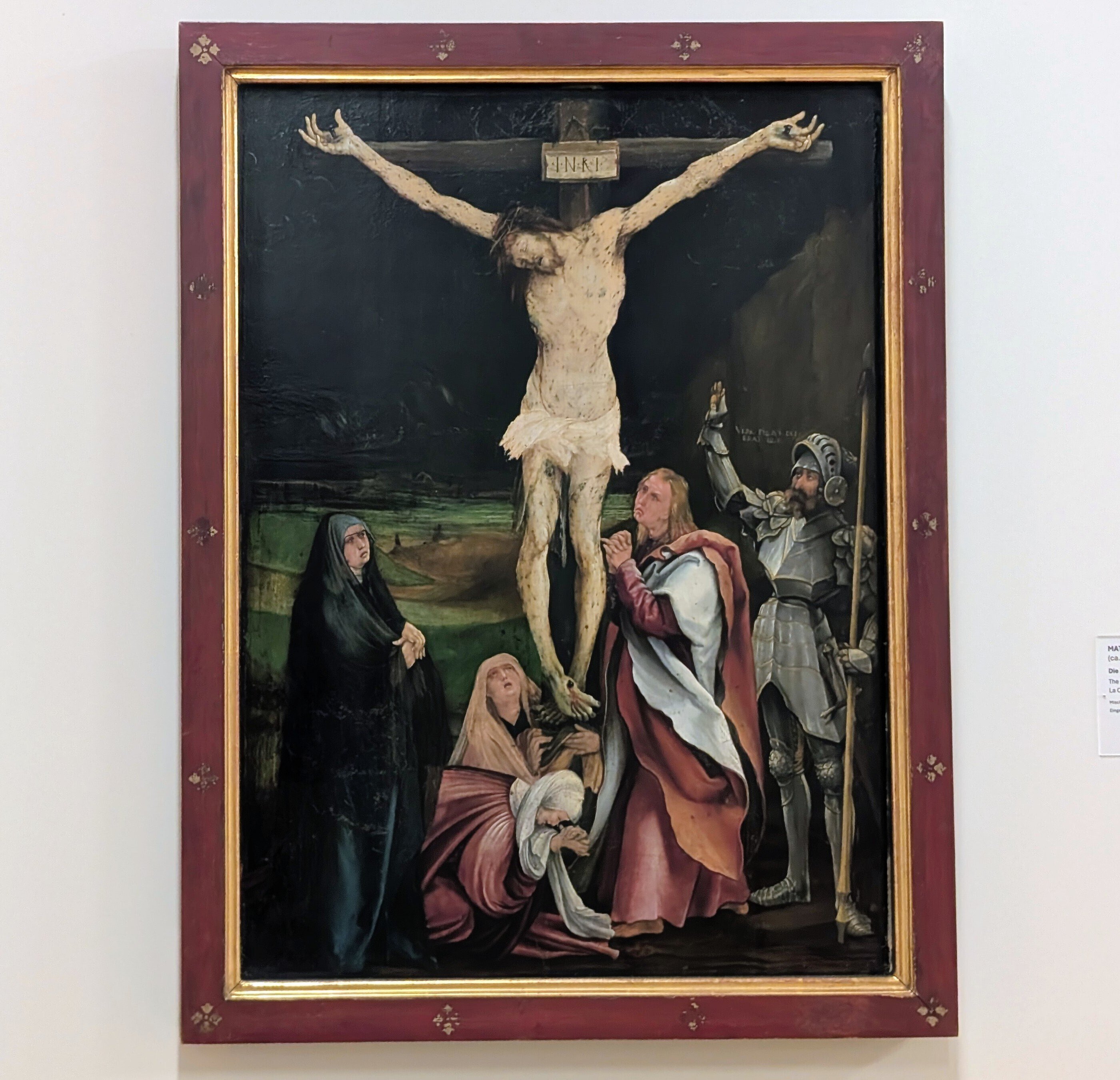 マティアス・グリューネヴァルト『キリストの磔刑』｜Mika