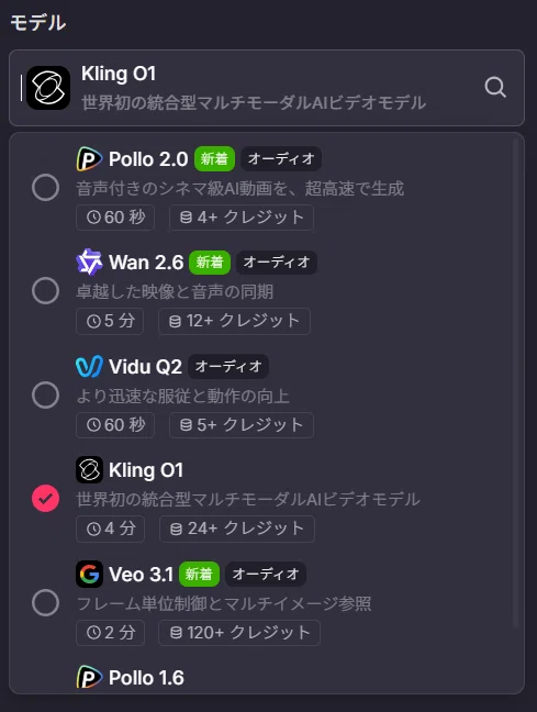 PolloAIのモデル紹介