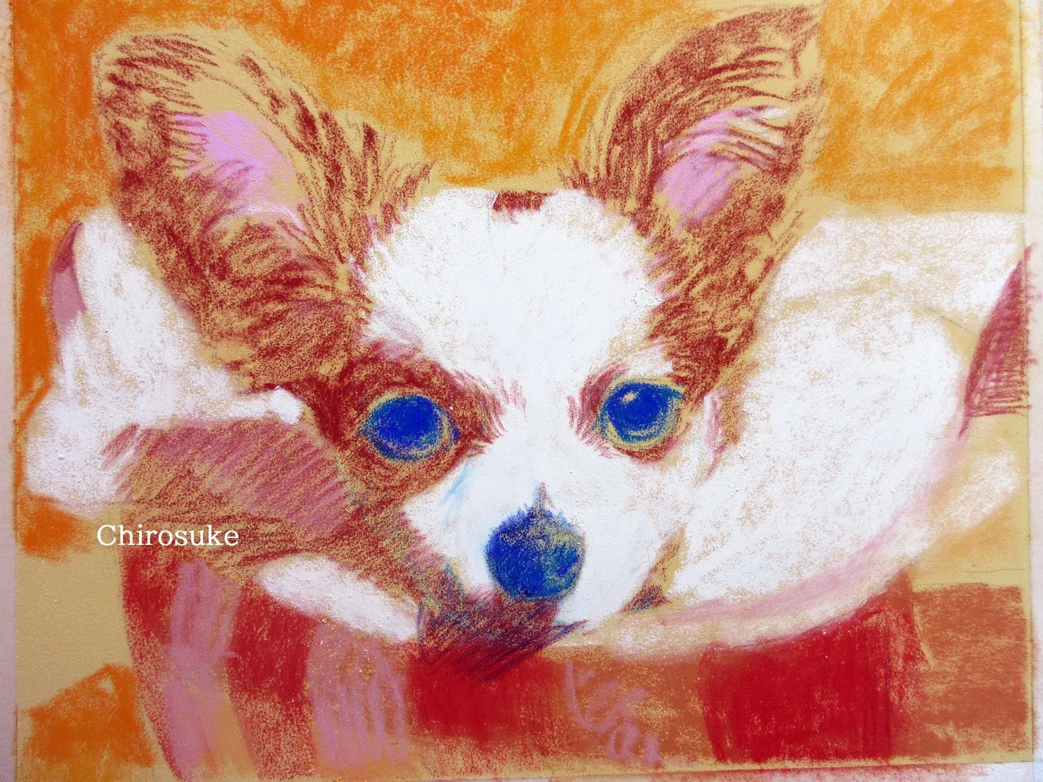 パステル画メイキングと1月の過去絵｜ちろ