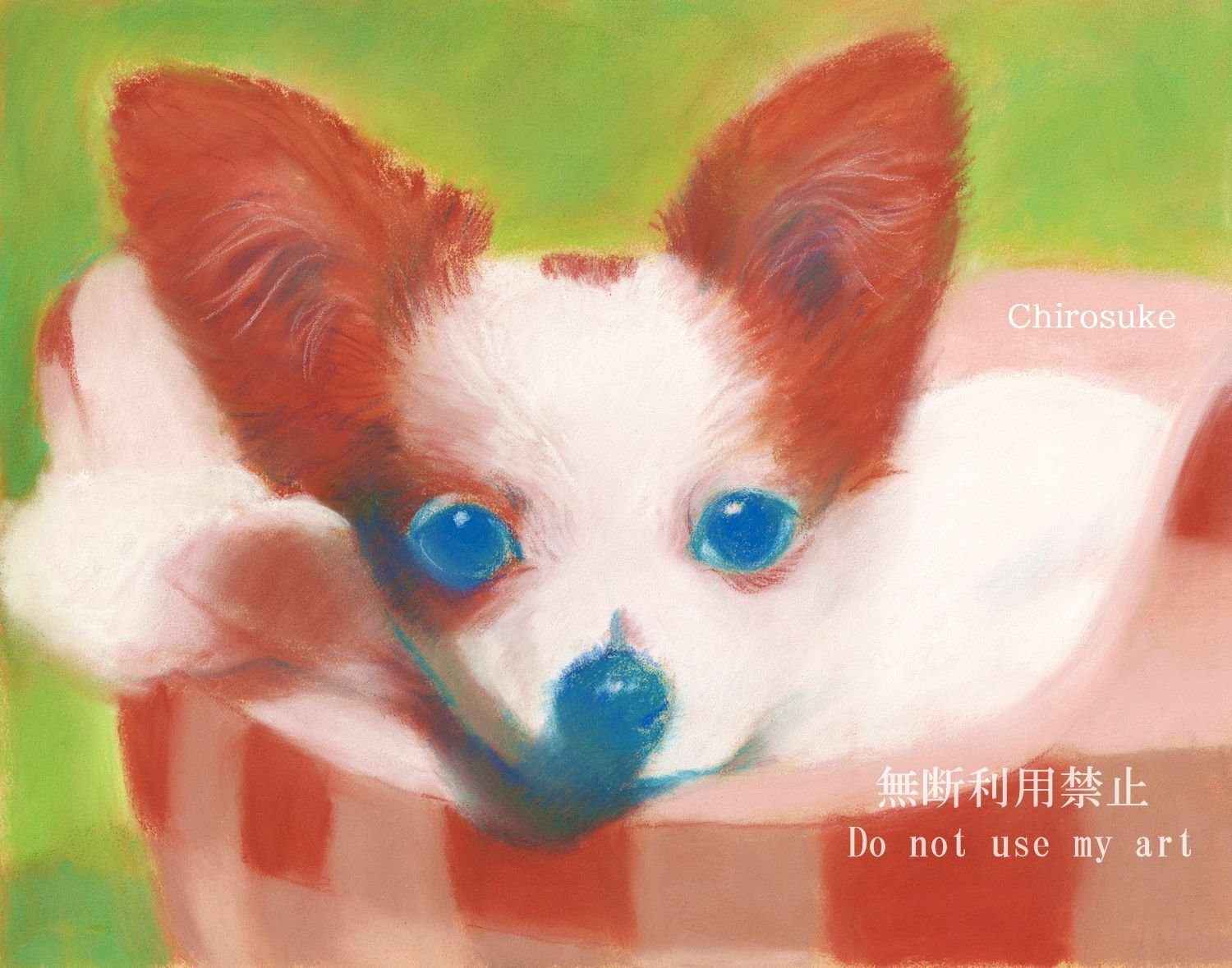 パステル画メイキングと1月の過去絵｜ちろ