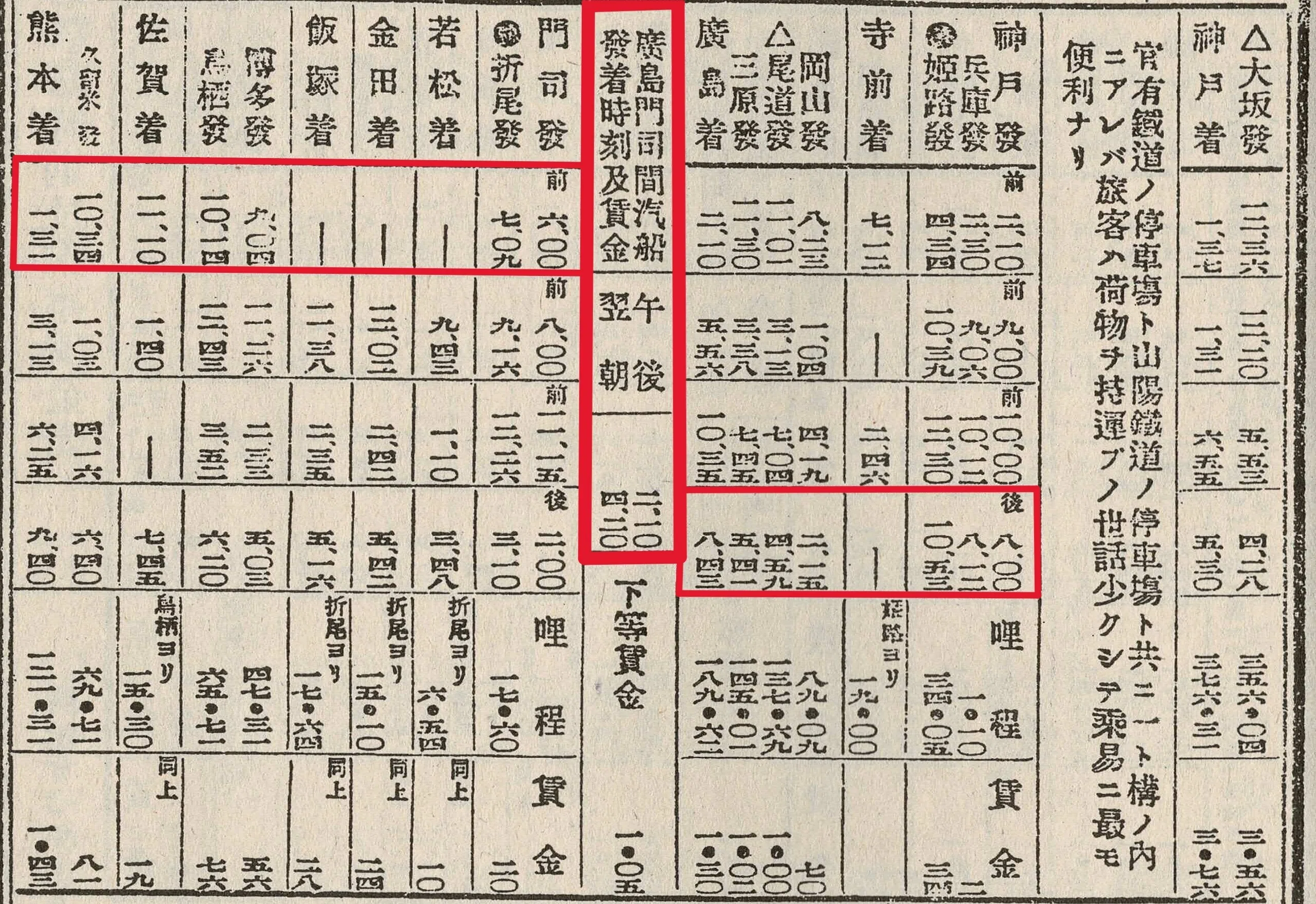 時刻表復刻版から読み解く九州アクセス変遷史①―関門連絡船以前｜Morithy