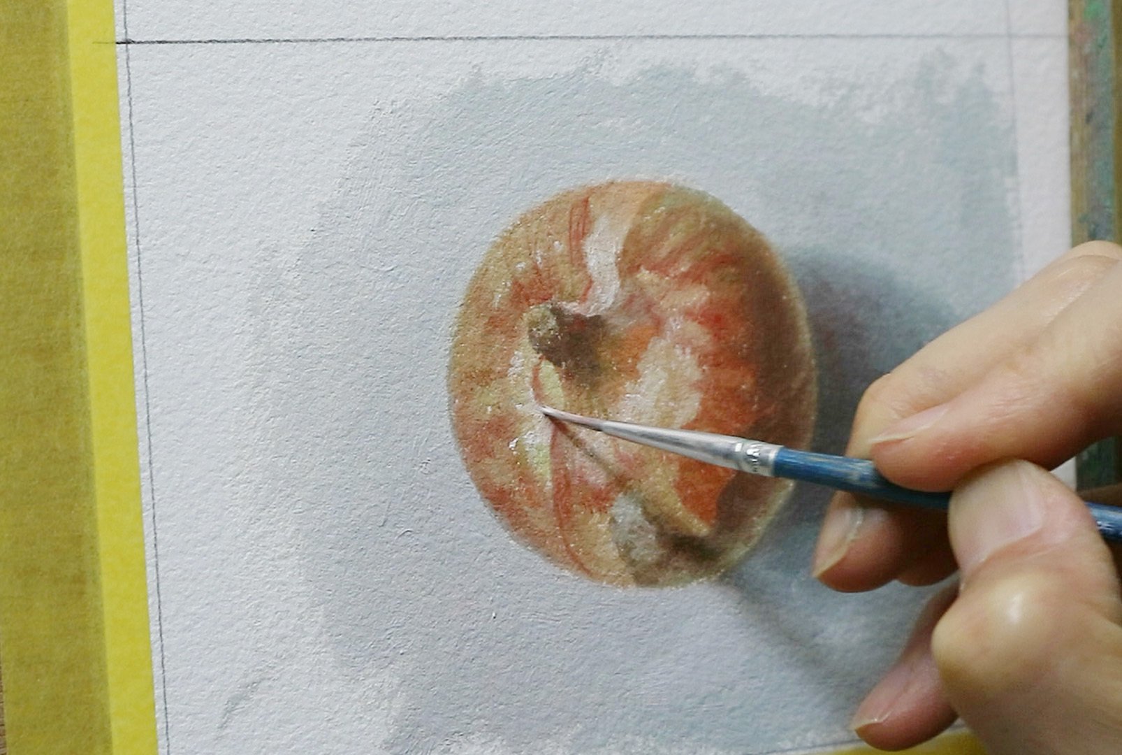 混色の基礎】ミニマルに玉ねぎを描く｜平林孝央（絵描き）